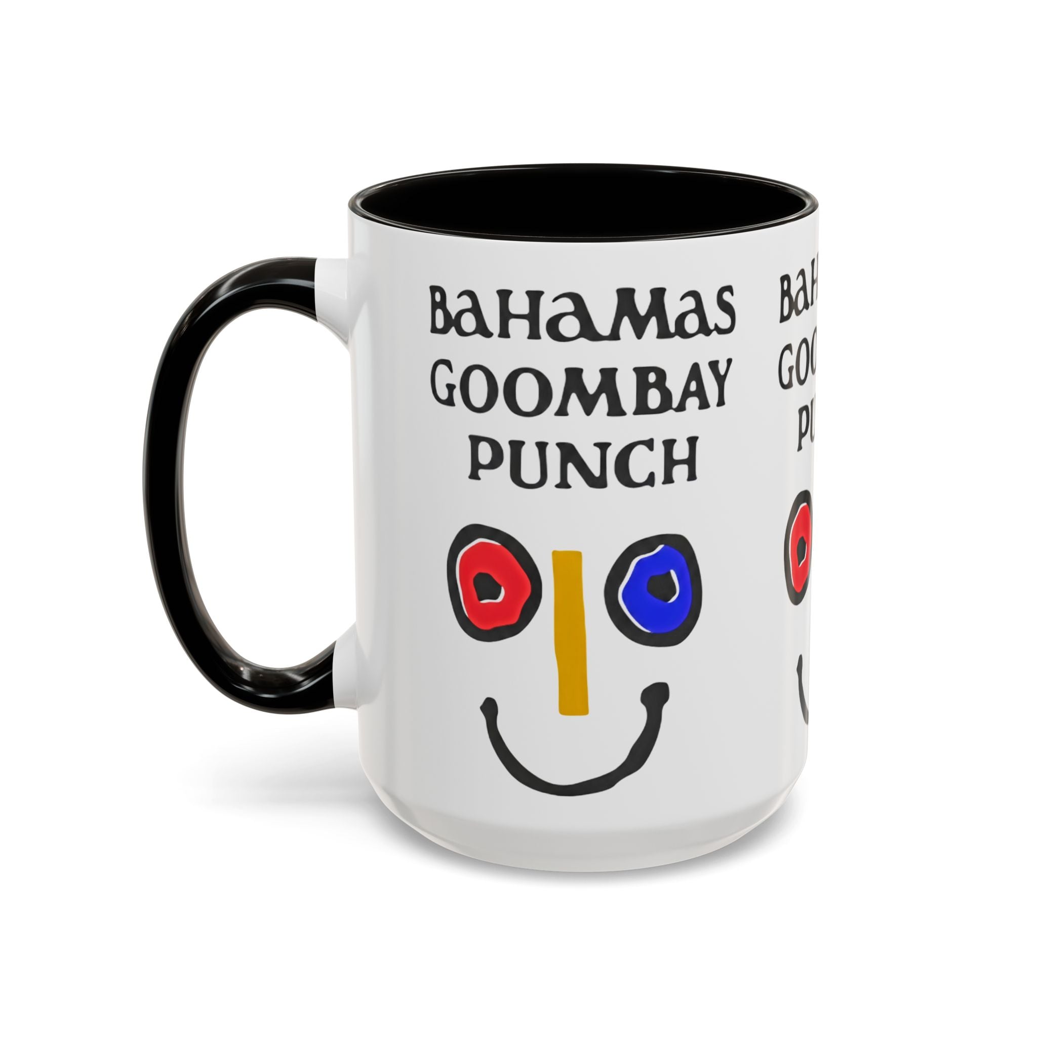 Bahamas Goombay Punch Mug — Colorful Caribbean Smile Coffee Cup (11oz, 15oz) - Creations by Chris and Carlos
