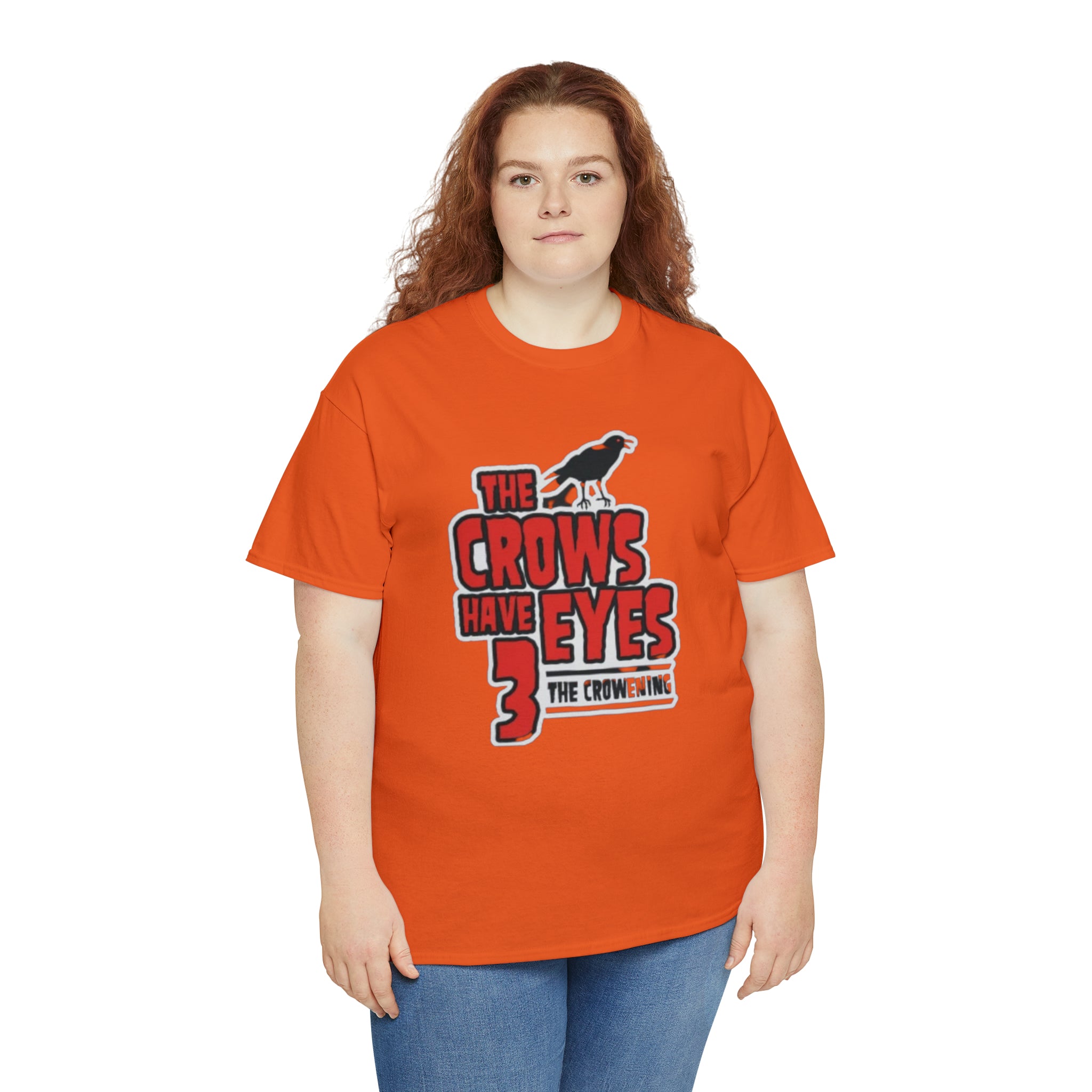 The Crows have eyes 3- Unisex Heavy Cotton T-Shirt - Creations by Chris and Carlos