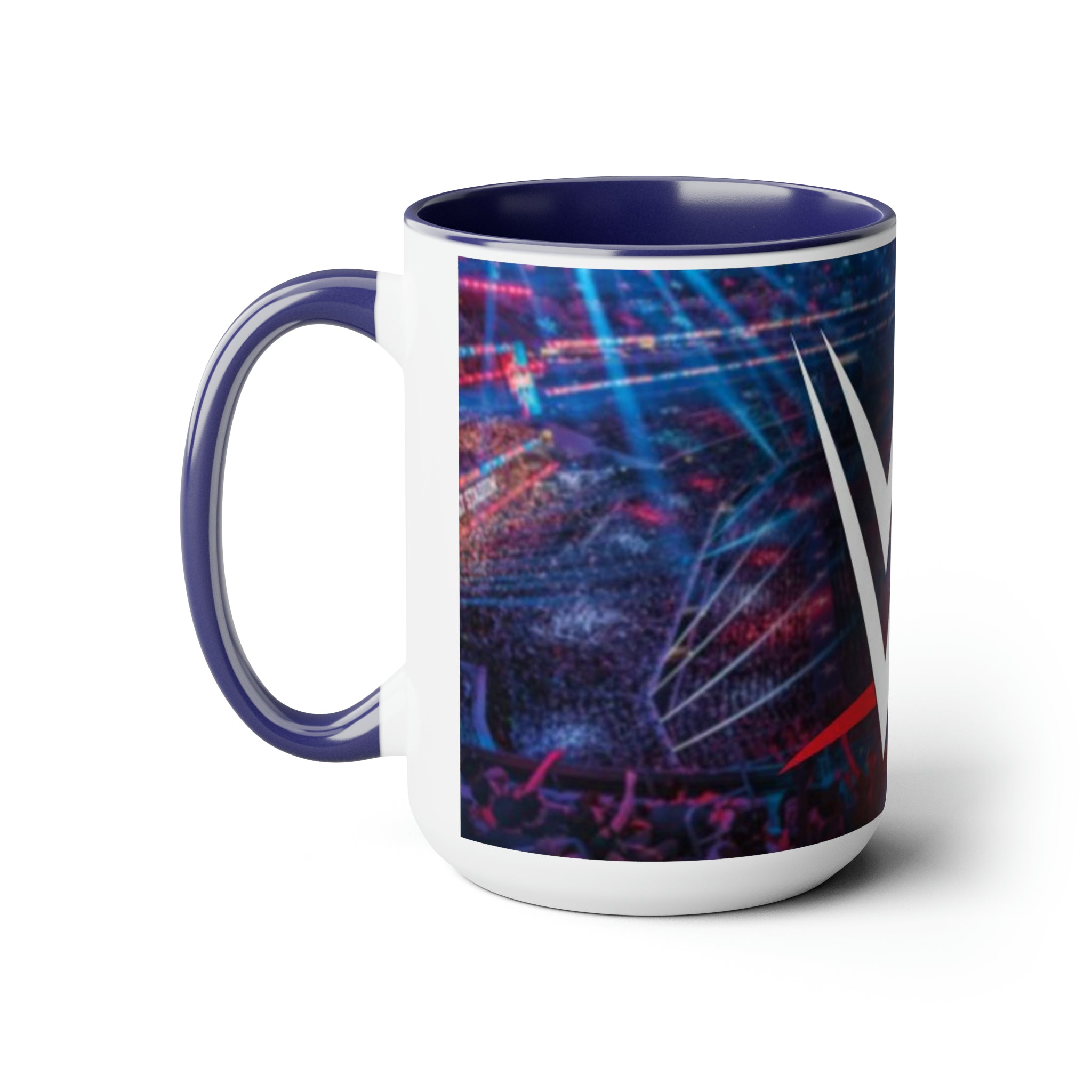 WWE- Logo White Ceramic Mug - Creations by Chris and Carlos