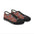 Floral Mosaic Women's Low Top Sneakers — Red Boho Pattern Casual Shoes