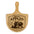 Bamboo Pizza Board – Engraved "Fresh Apples" Rustic Serving & Cutting Paddle | Old Soul Harvest Hallow