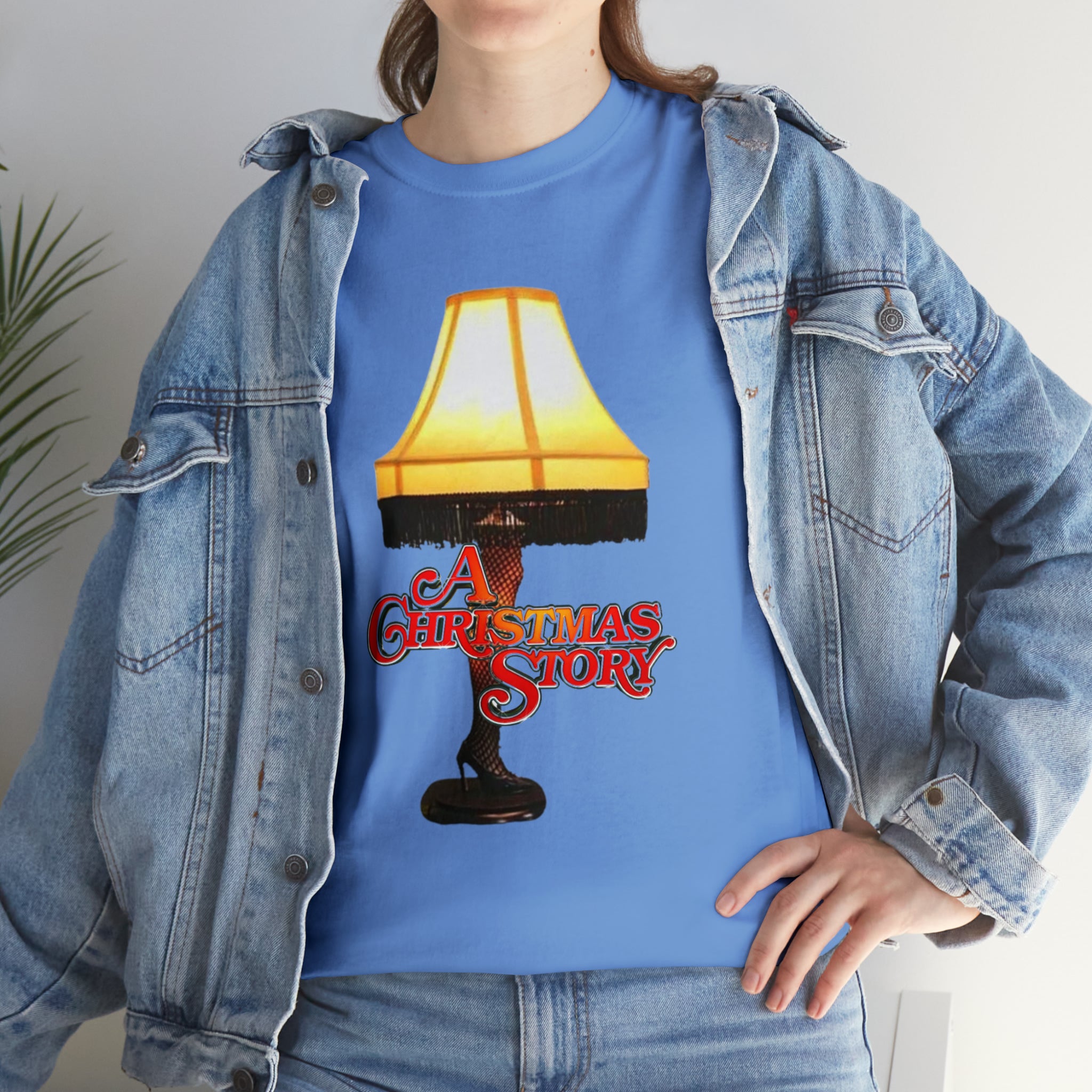 A Christmas Story- Leg Lamp Unisex Heavy Cotton T-Shirt - Creations by Chris and Carlos