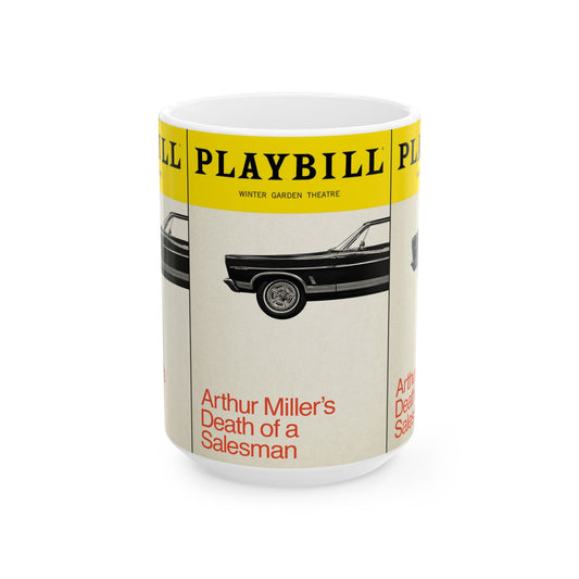Broadway Death of a Salesman Playbill Ceramic Mug — Classic Theater Coffee Cup (11oz/15oz) - Creations by Chris and Carlos