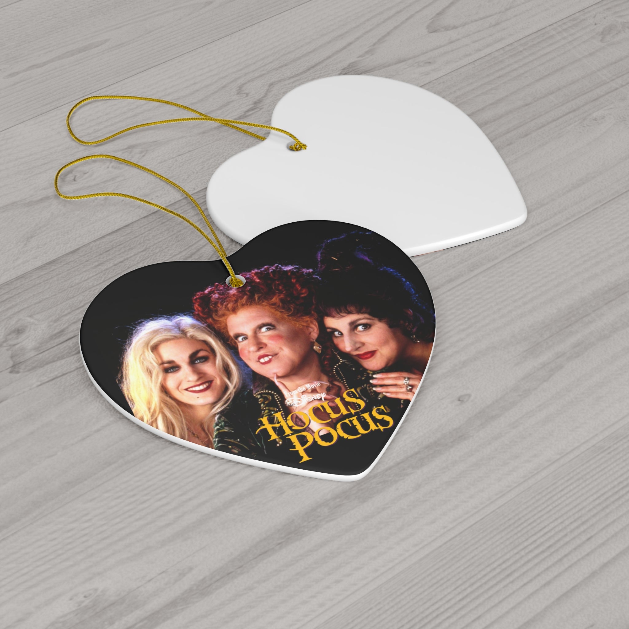 Hocus Pocus- Ceramic Ornament, 4 Shapes - Creations by Chris and Carlos