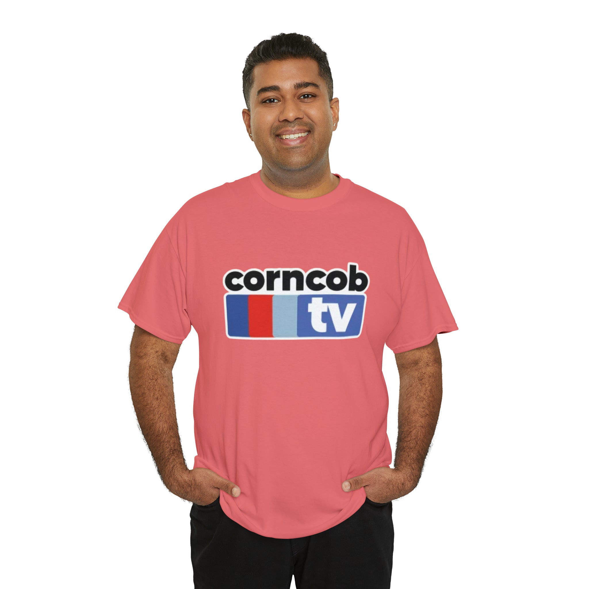 Corncob Tv- Unisex Heavy Cotton T-Shirt - Creations by Chris and Carlos