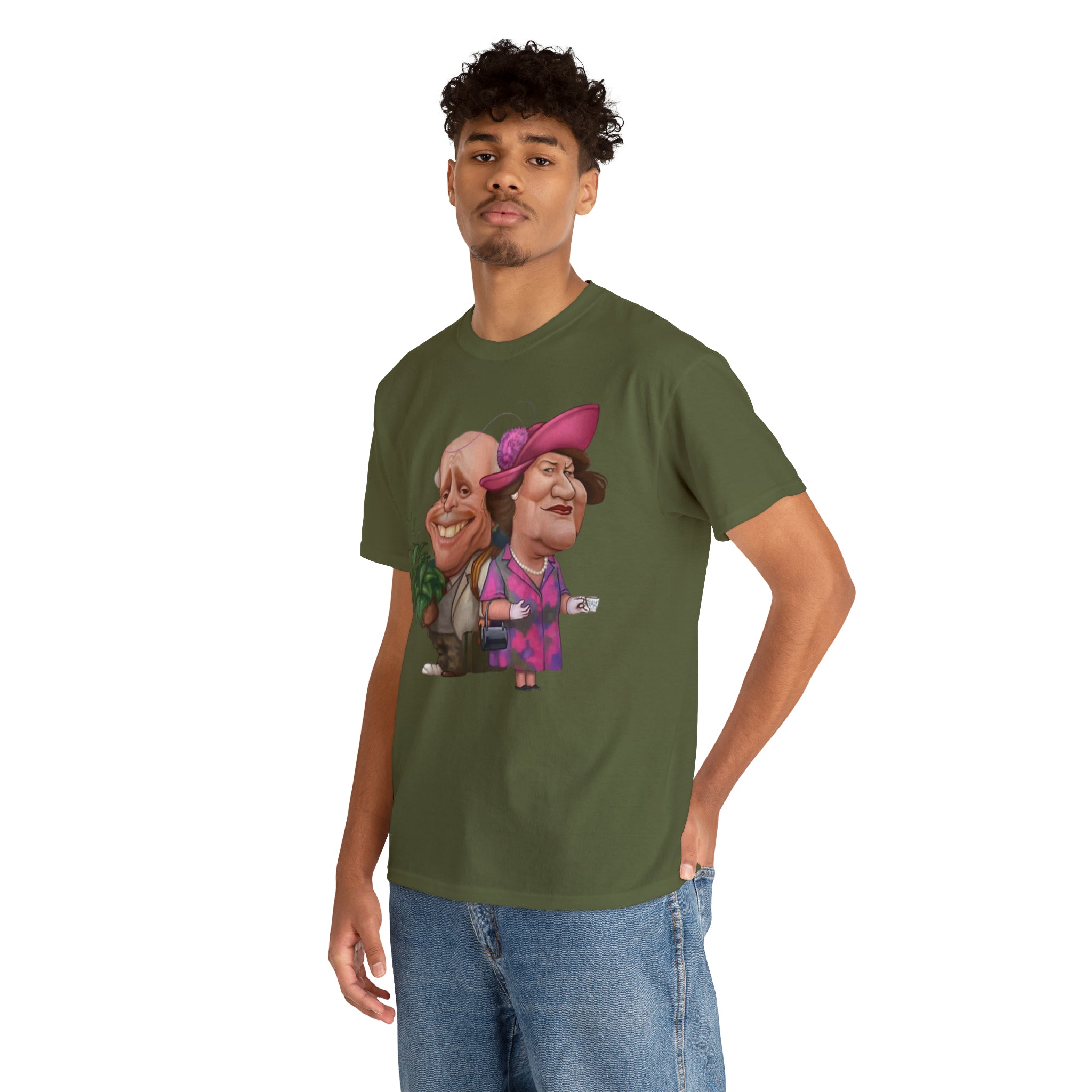 Keeping Up Appearances 90's TV Show-Unisex Heavy Cotton T-Shirt - Creations by Chris and Carlos