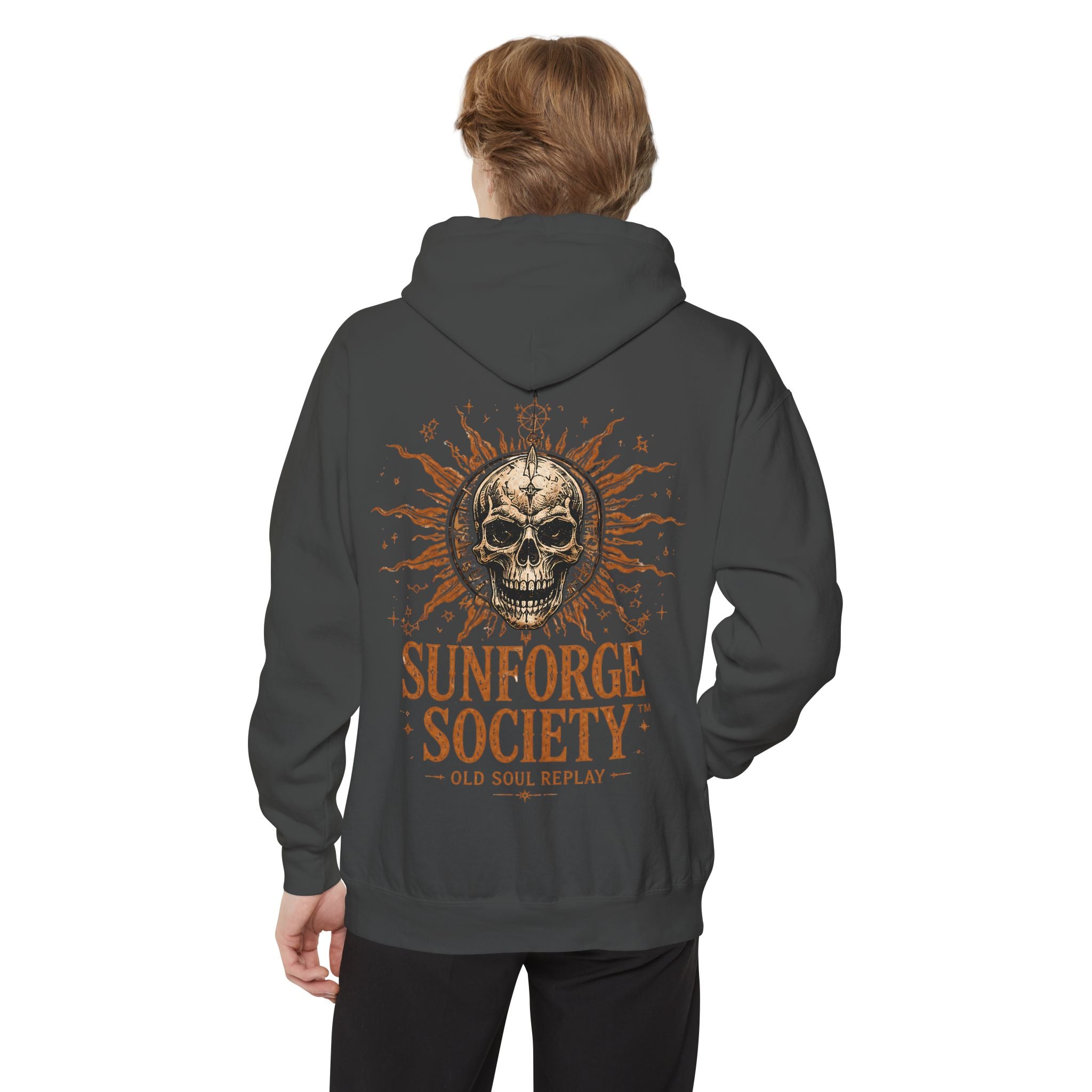 Sun Forge Steampunk Garment-Dyed Hoodie - Creations by Chris and Carlos
