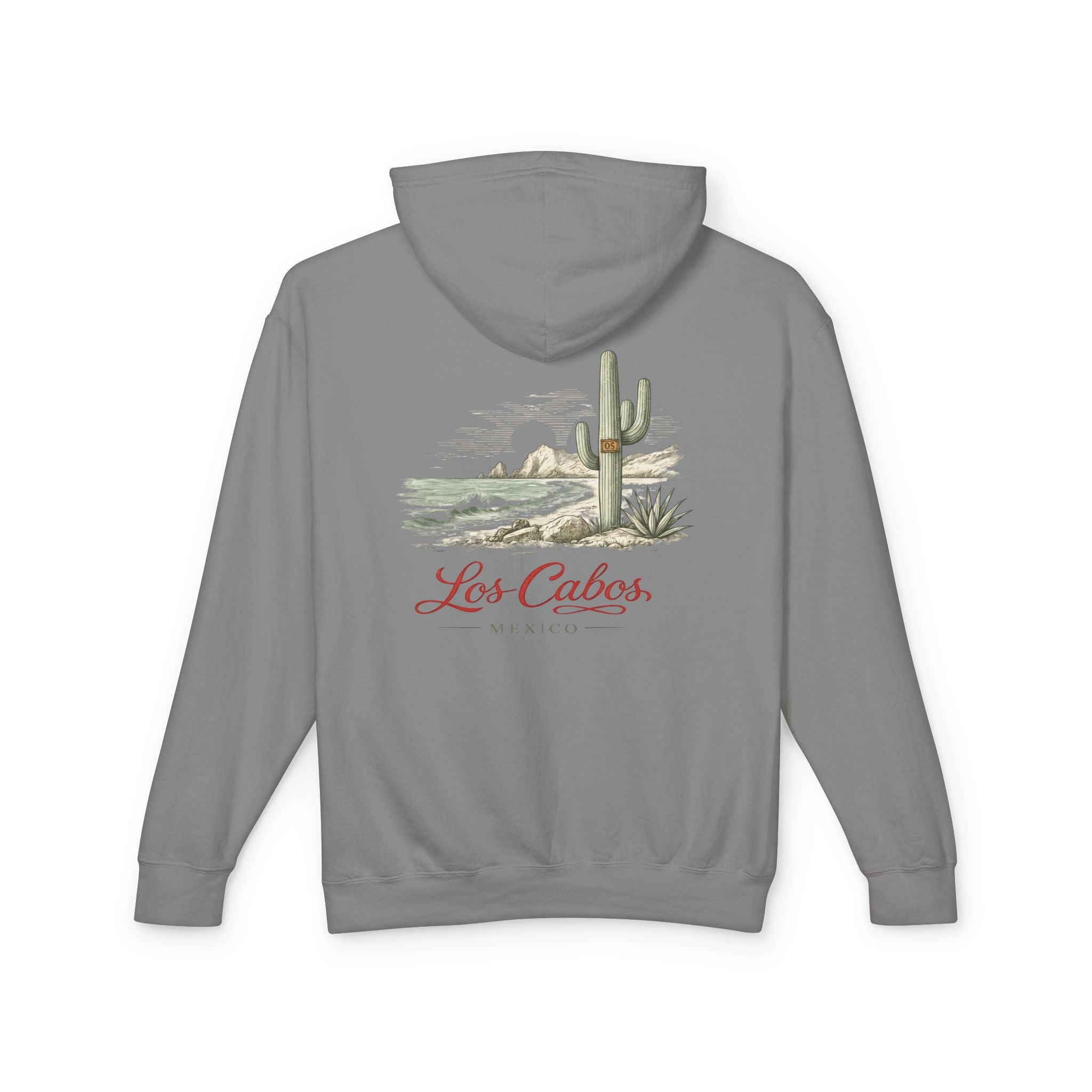 Los Cabos Desert Graphic Hoodie — Lightweight Travel Pullover - Creations by Chris and Carlos