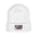 Hello Kitty Classic Cuffed Beanie, Cute Winter Hat, Embroidered Beanie