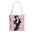 Fashion Illustration Tote Bag — Chic Pink Lady Print - Creations by Chris and Carlos