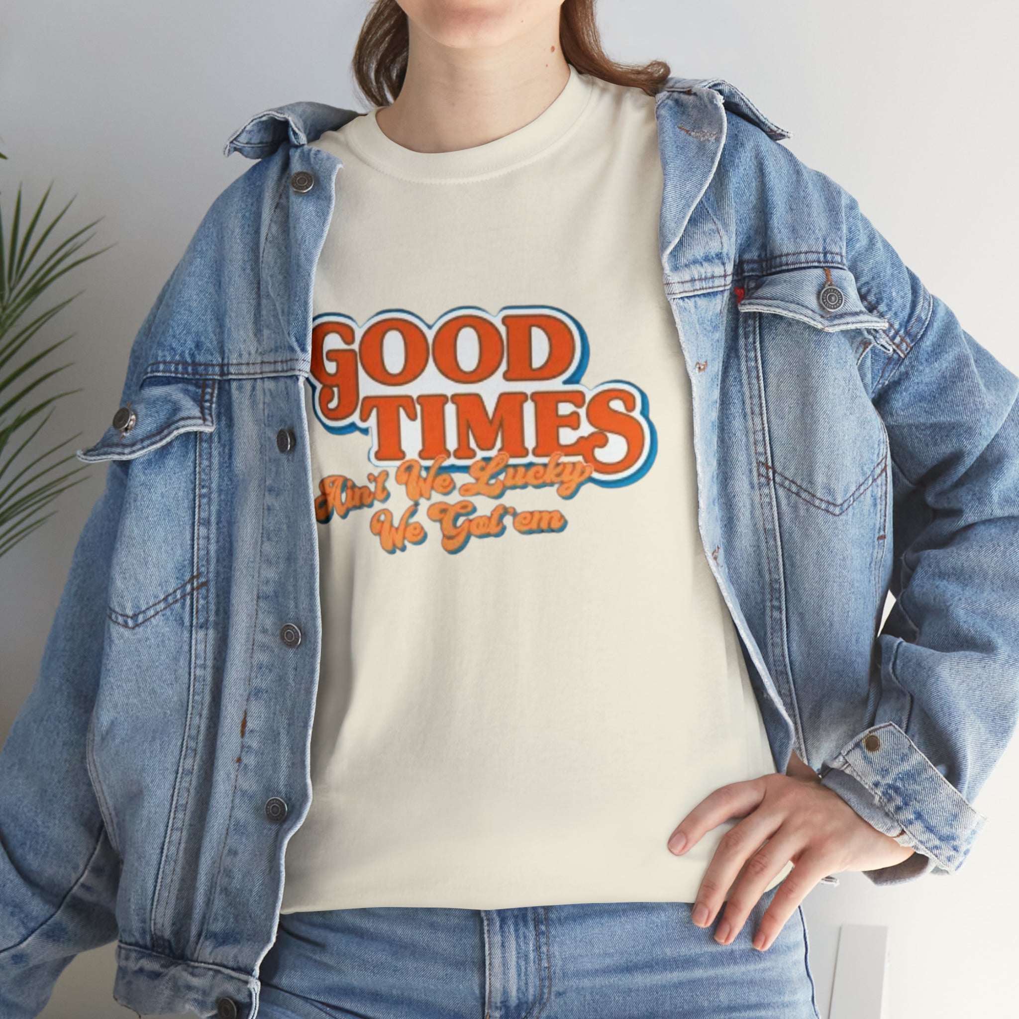 Good Times 70's TV Show- Unisex Heavy Cotton T-Shirt - Creations by Chris and Carlos