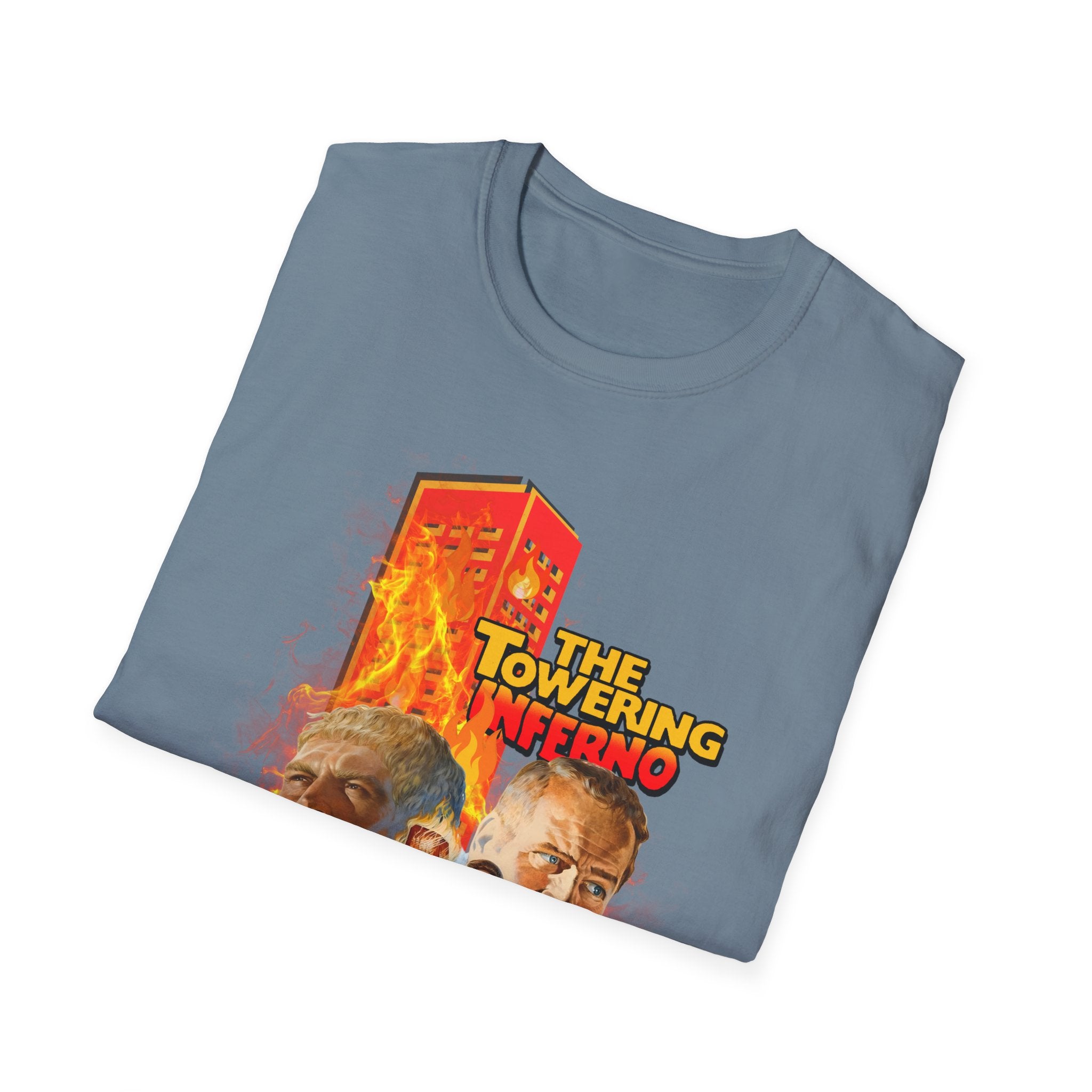 T-Shirt - The Towering Inferno Vintage Movie Poster Tee - Creations by Chris and Carlos