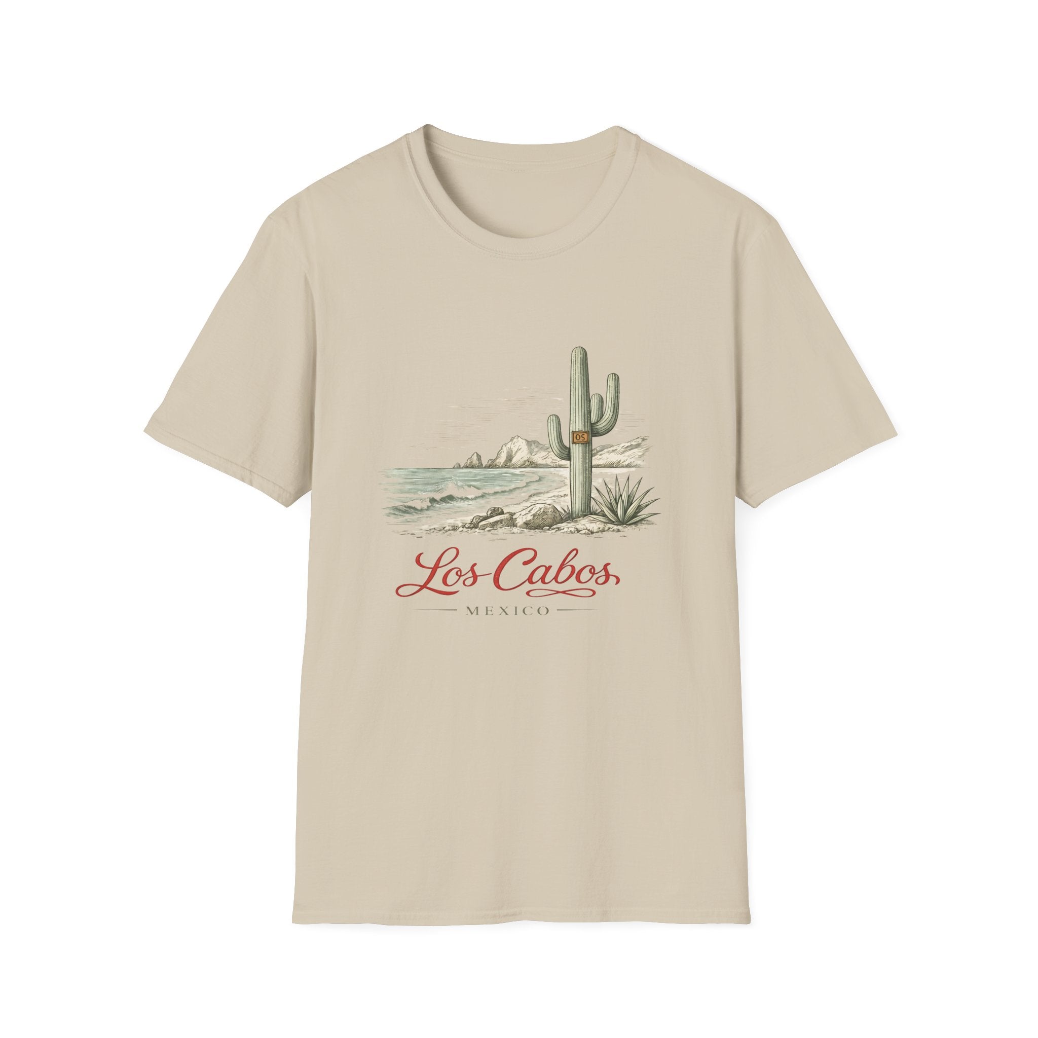 Los Cabos Desert Coast T-Shirt — Vintage Cactus Beach Graphic - Creations by Chris and Carlos