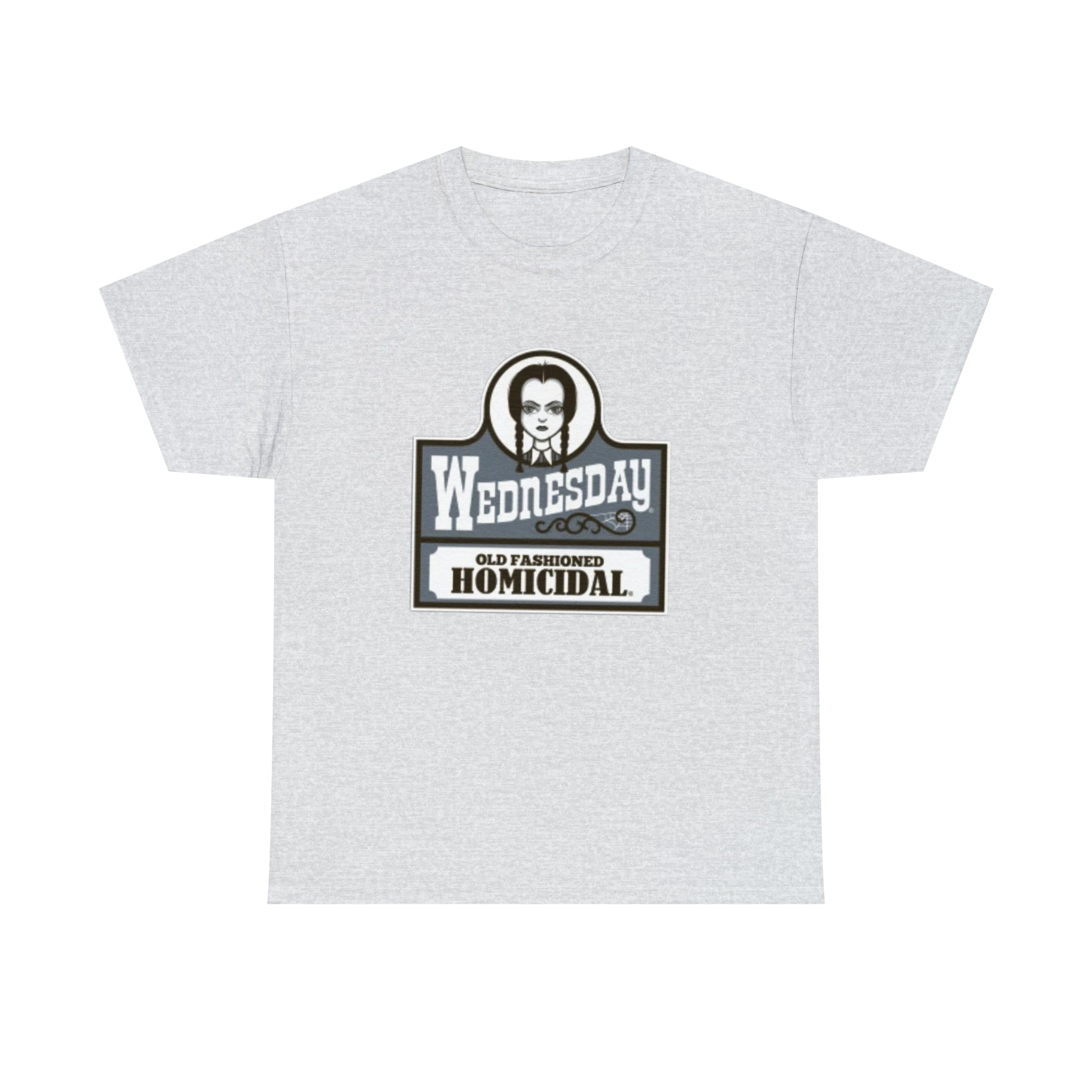 Wednesday- Wendys Unisex Heavy Cotton T-Shirt - Creations by Chris and Carlos