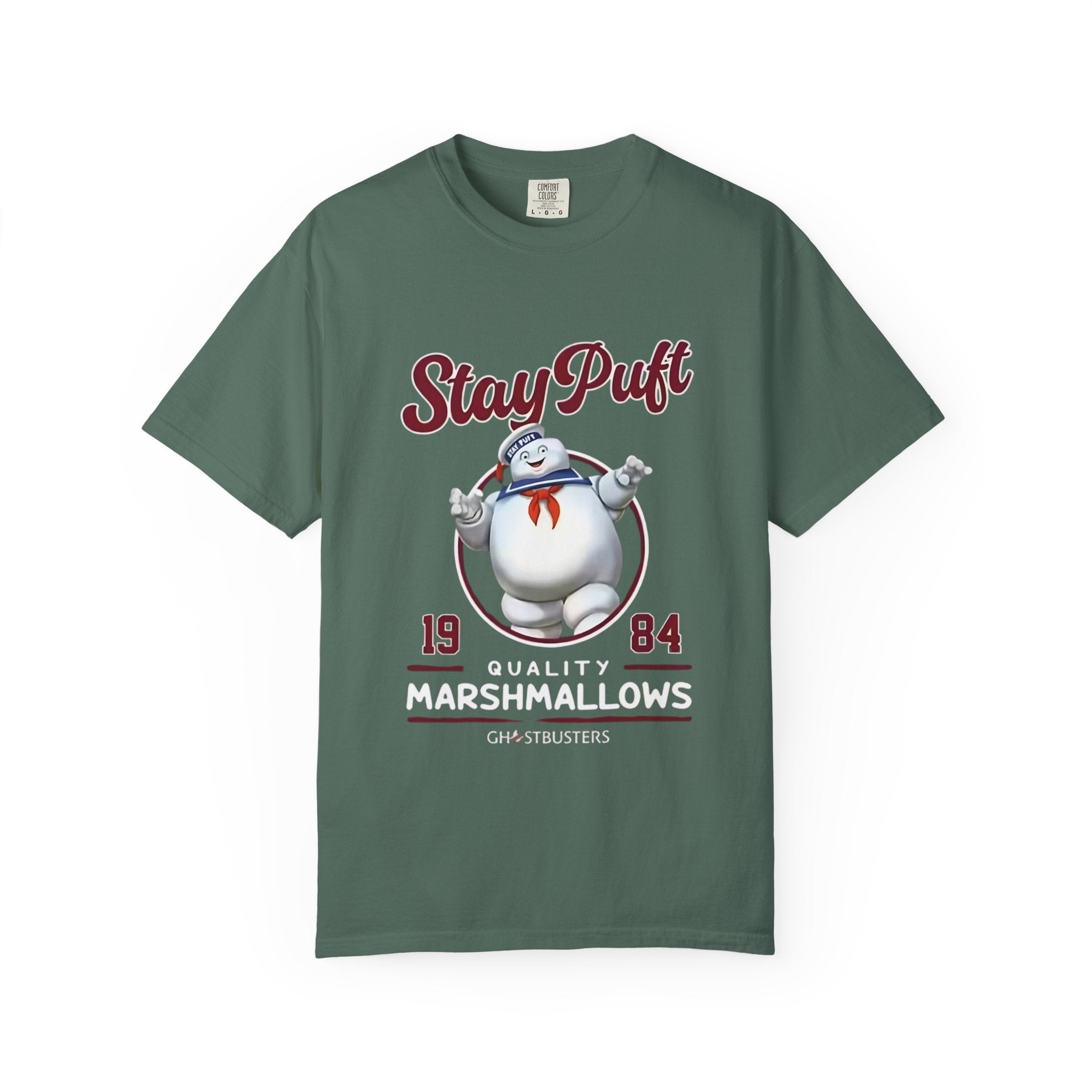 Stay Puft Marshmallows Vintage T-Shirt — Ghostbusters 1984 Retro Tee - Creations by Chris and Carlos