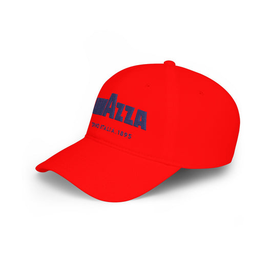 Lavazza Torino 1895 Red Low Profile Baseball Cap — Embroidered Coffee Brand Hat - Creations by Chris and Carlos
