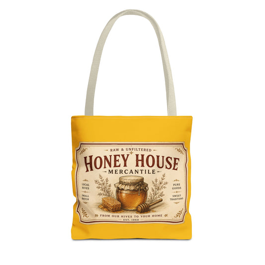 Tote Bag — Honey House Vintage Honey Label Design - Creations by Chris and Carlos