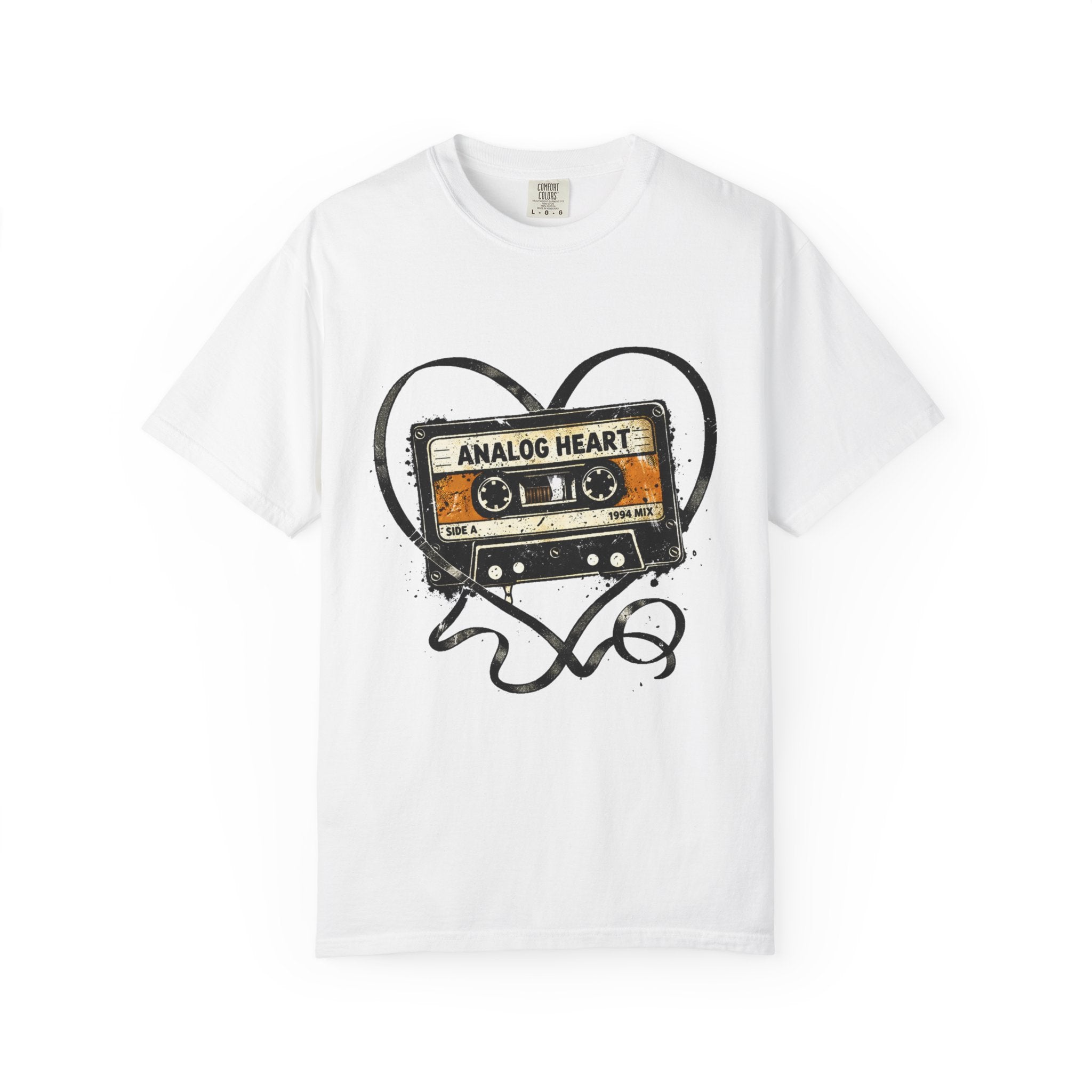 Analog Heart Cassette T-Shirt - Creations by Chris and Carlos
