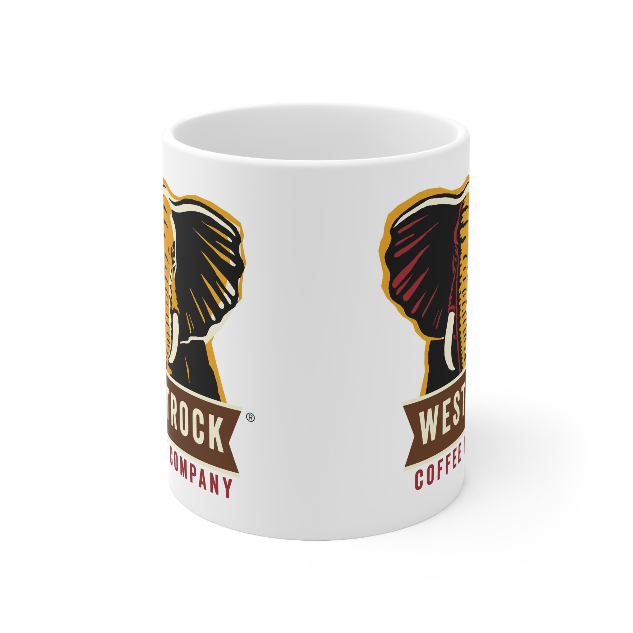 Westrock Coffee- White Ceramic Mug - Creations by Chris and Carlos