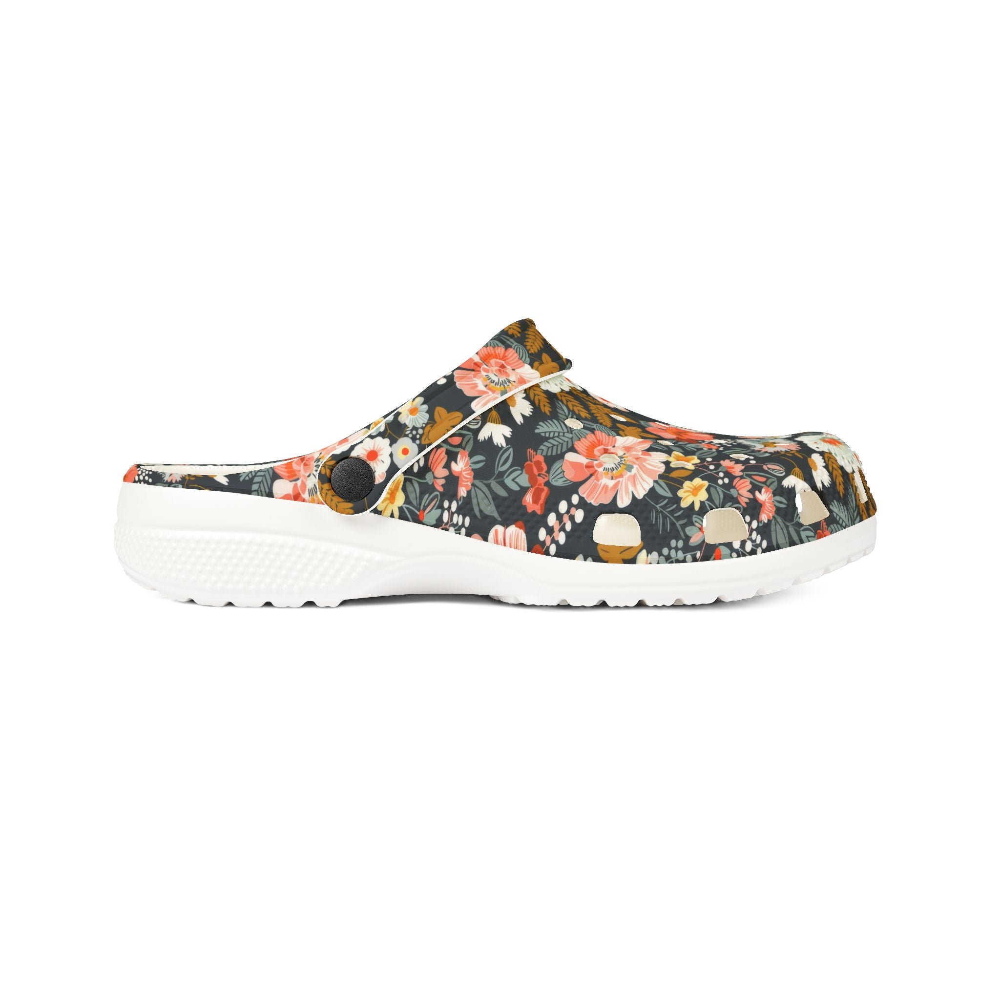 Floral Garden EVA Clogs — Lightweight Waterproof Slip-On Shoes - Creations by Chris and Carlos