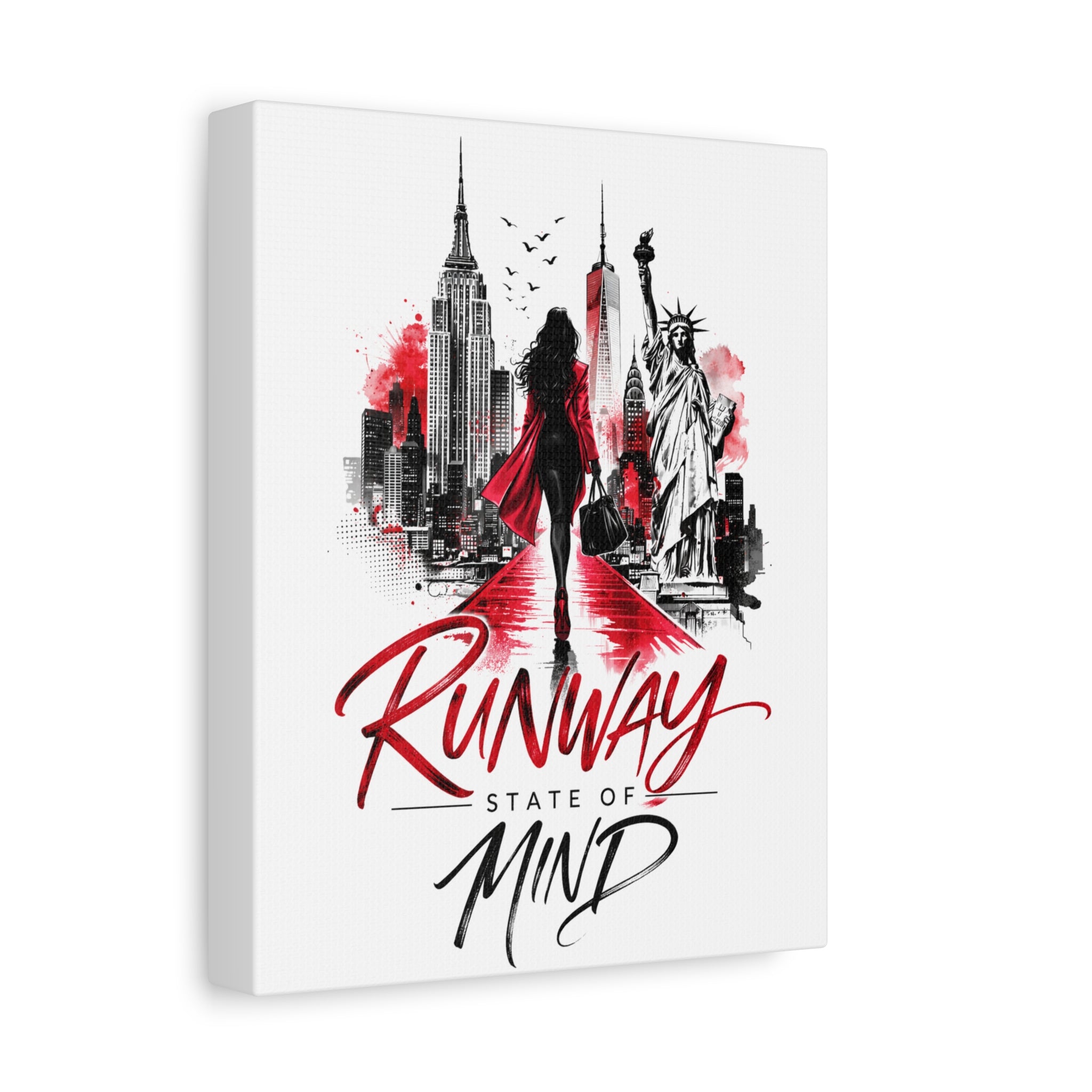 Runway State of Mind Canvas Wall Art — NYC Fashion Print - Creations by Chris and Carlos
