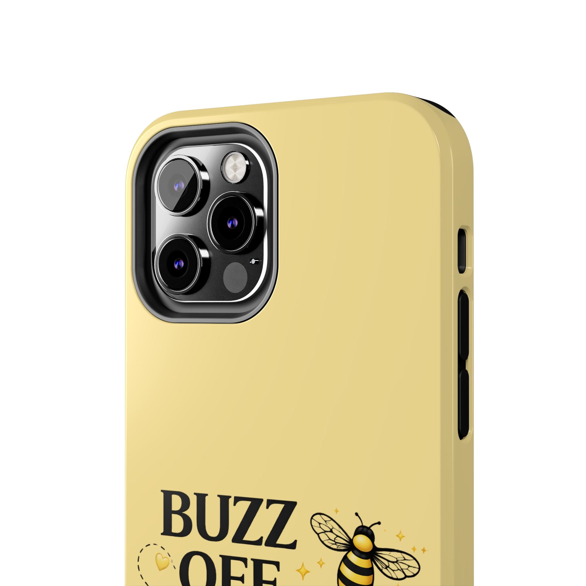 Buzz Off Bee Happy Always Phone Case - Creations by Chris and Carlos
