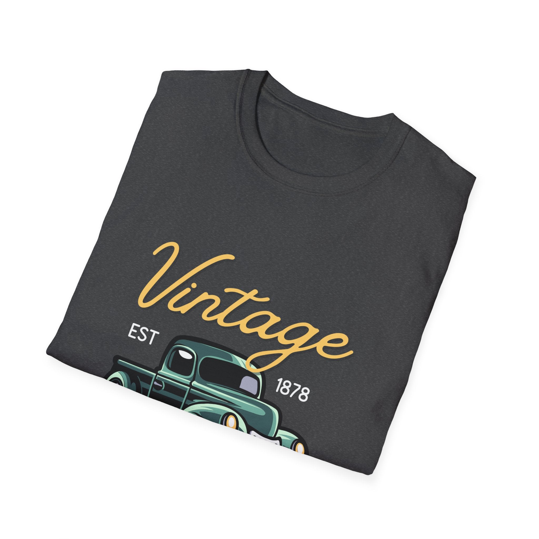 Vintage Truck T-Shirt — "Vintage" Retro Pickup Graphic Tee - Creations by Chris and Carlos