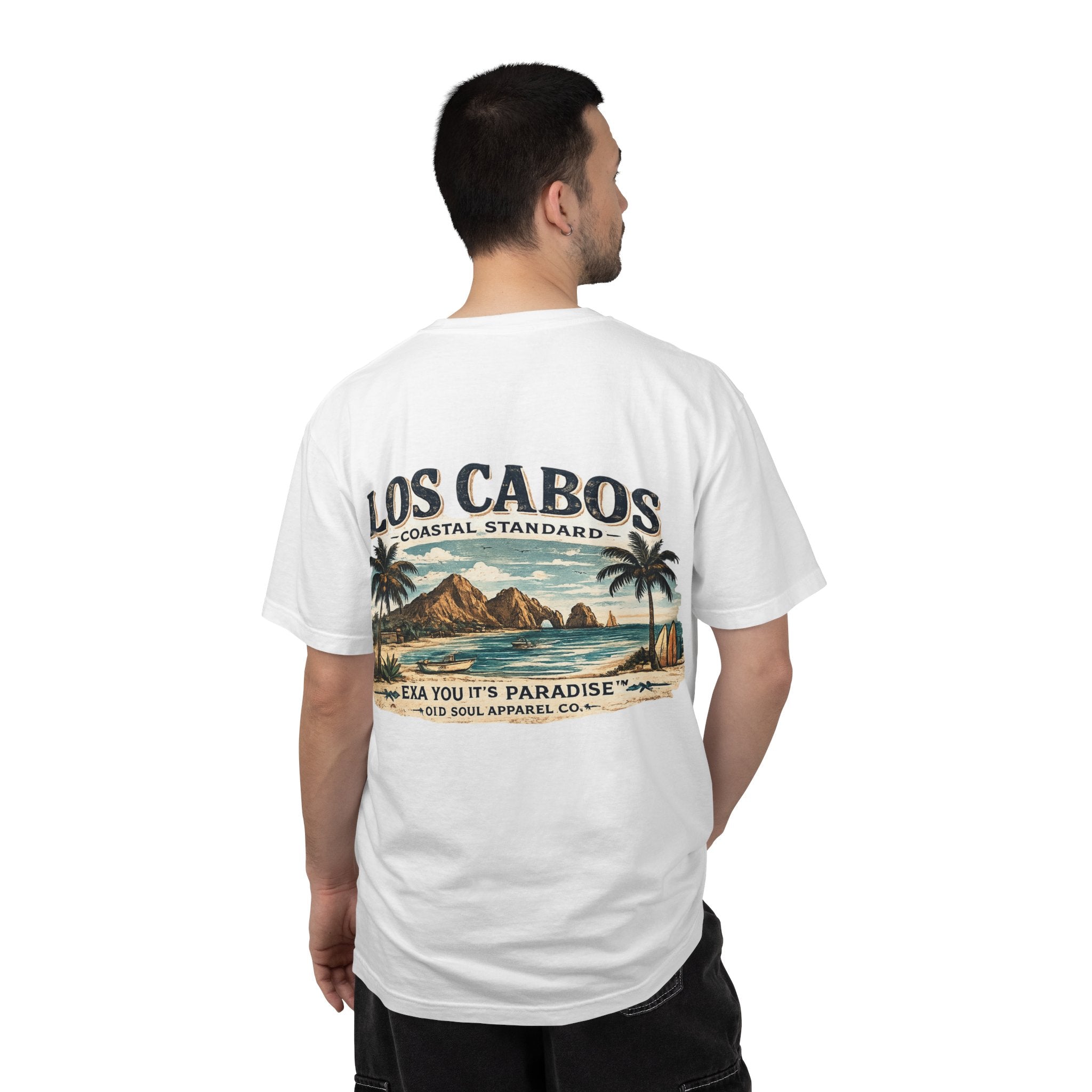 Los Cabos Paradise T-Shirt — Coastal Vintage Beach Graphic - Creations by Chris and Carlos