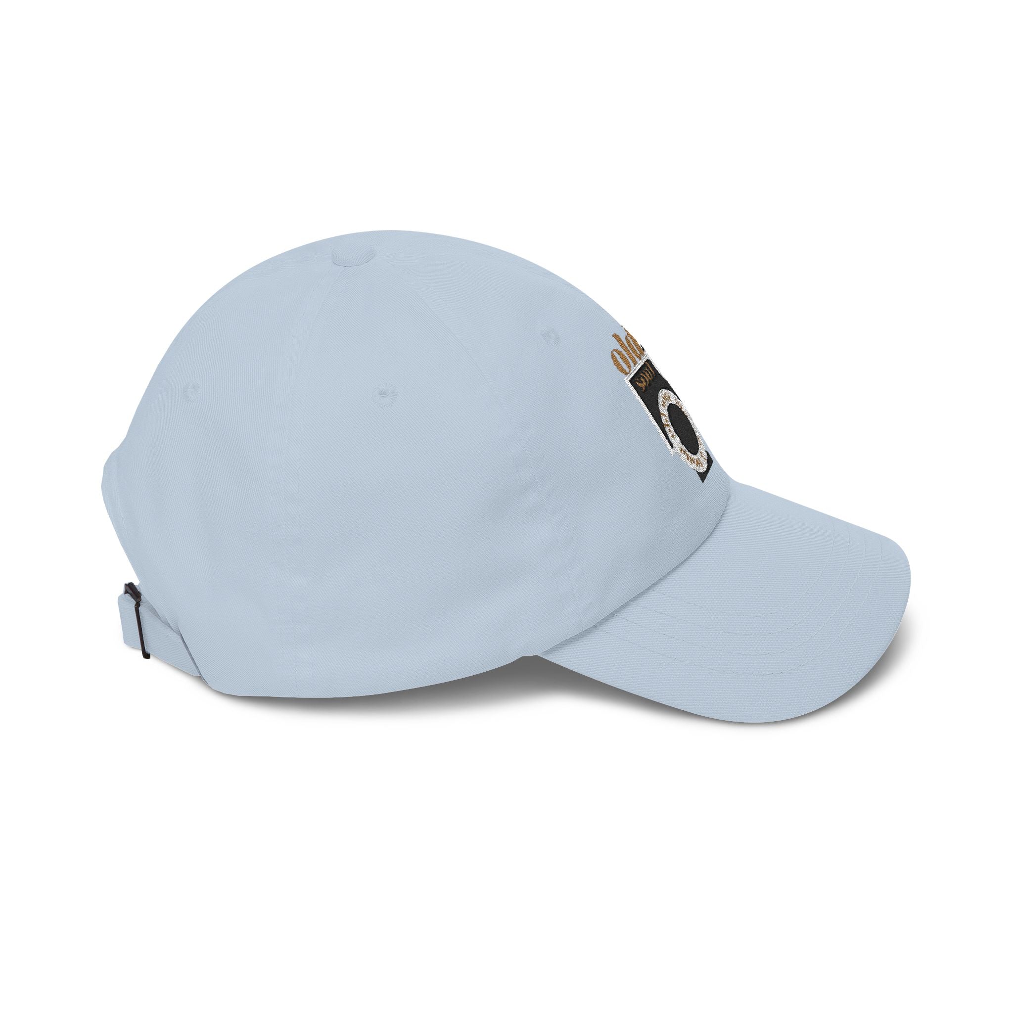 Classic Dad Cap – 'Old Soul' Retro Block Logo Embroidered Baseball Hat - Creations by Chris and Carlos
