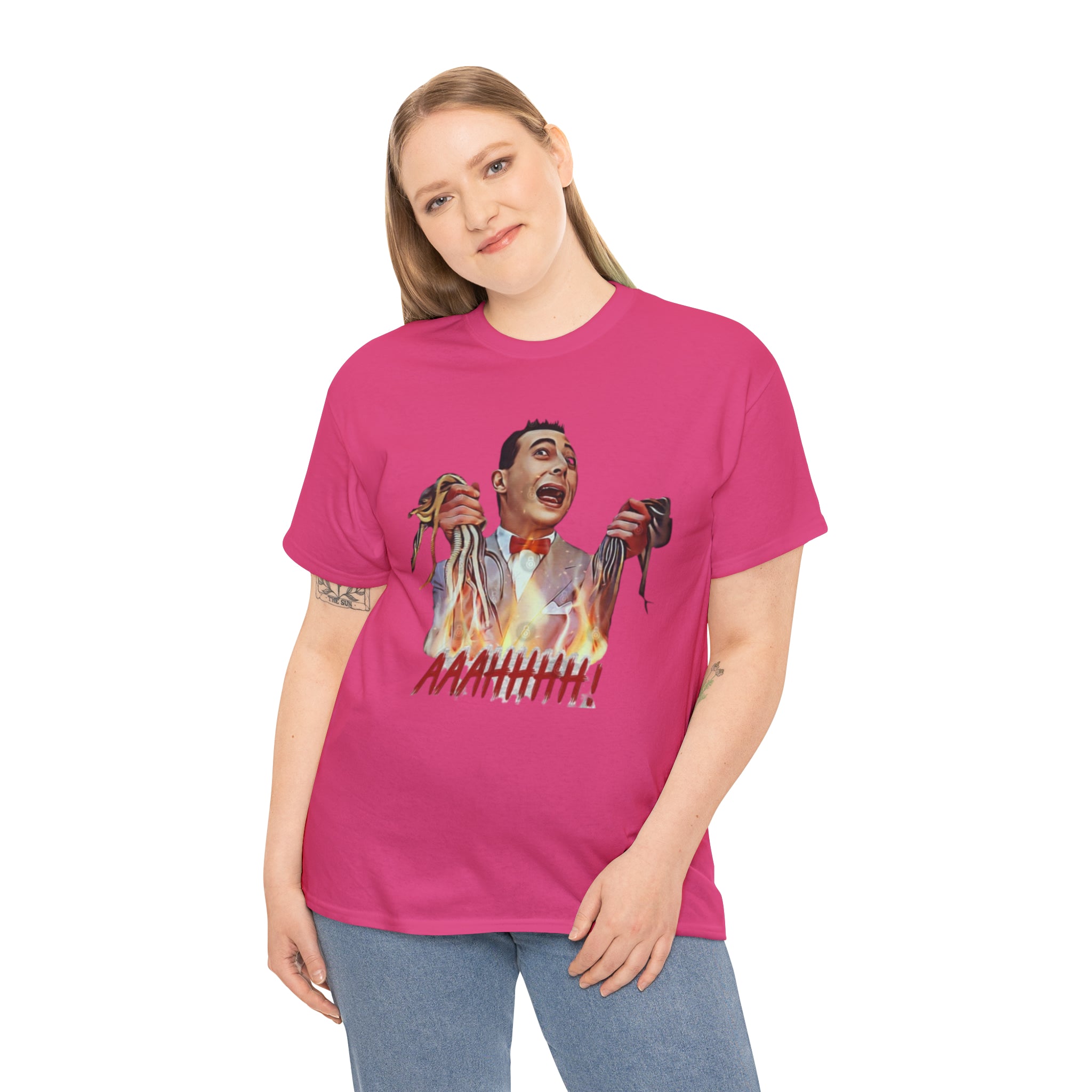 Pee Wee Herman-  Unisex Heavy Cotton T-Shirt - Creations by Chris and Carlos