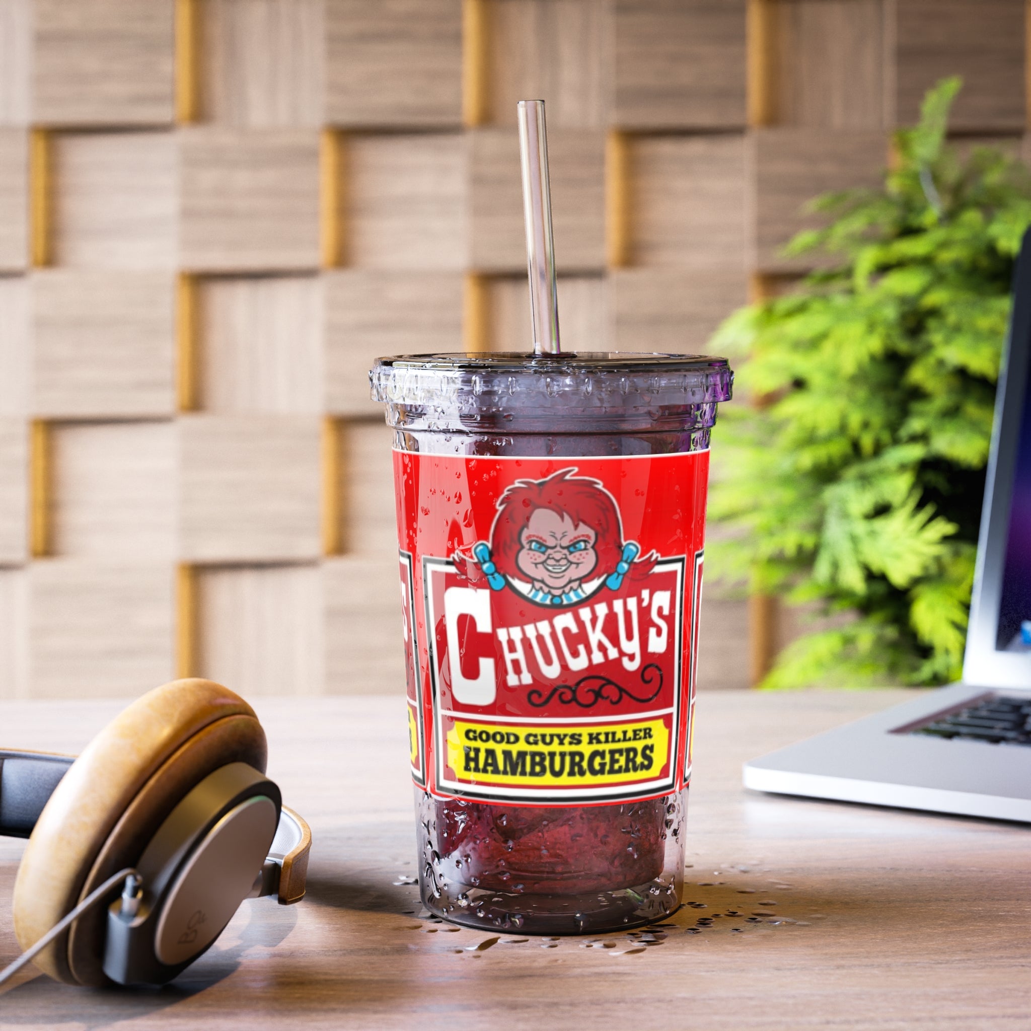 Chucky's Hamburgers- Suave Acrylic Cup - Creations by Chris and Carlos