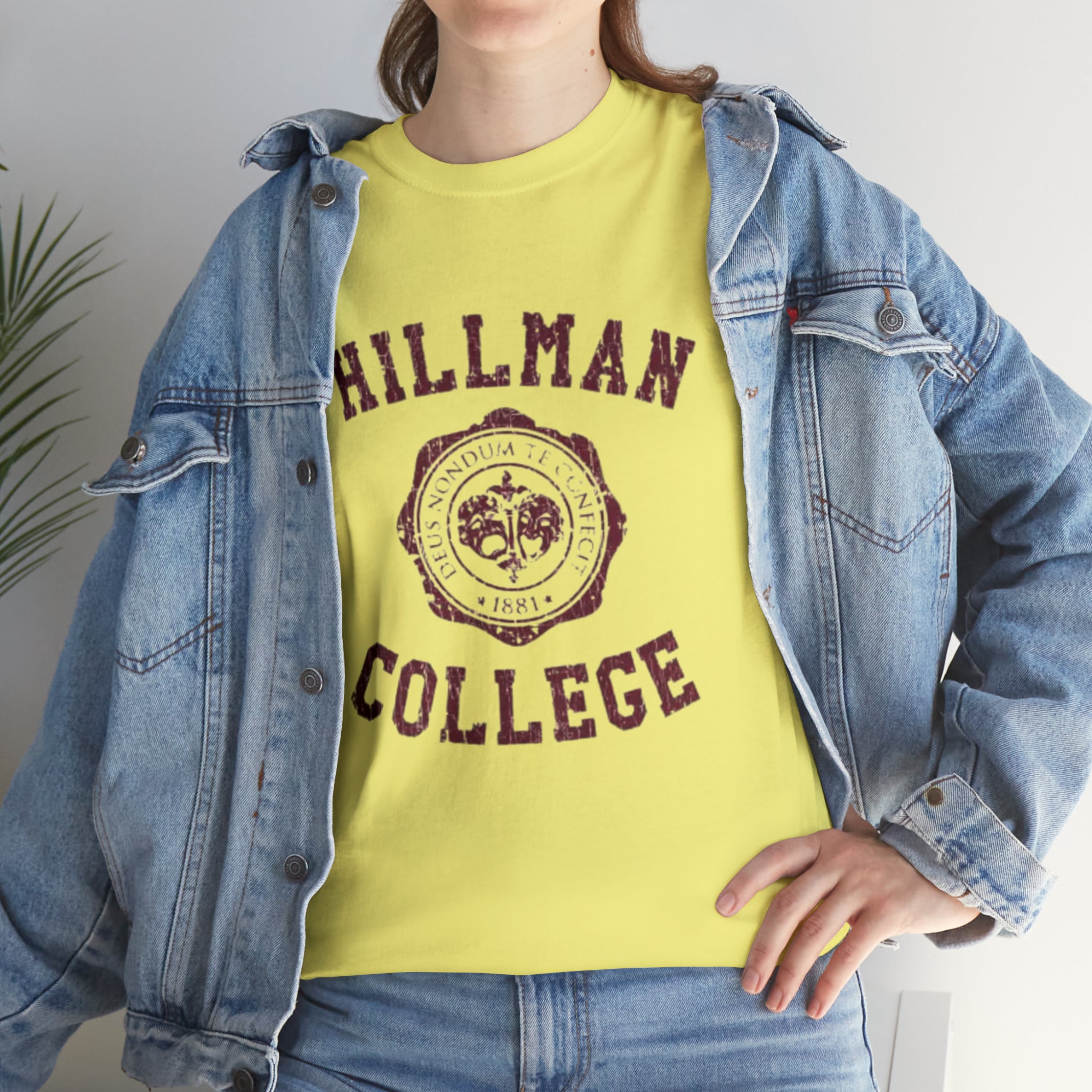 Hillman College- Unisex Heavy Cotton T-Shirt - Creations by Chris and Carlos