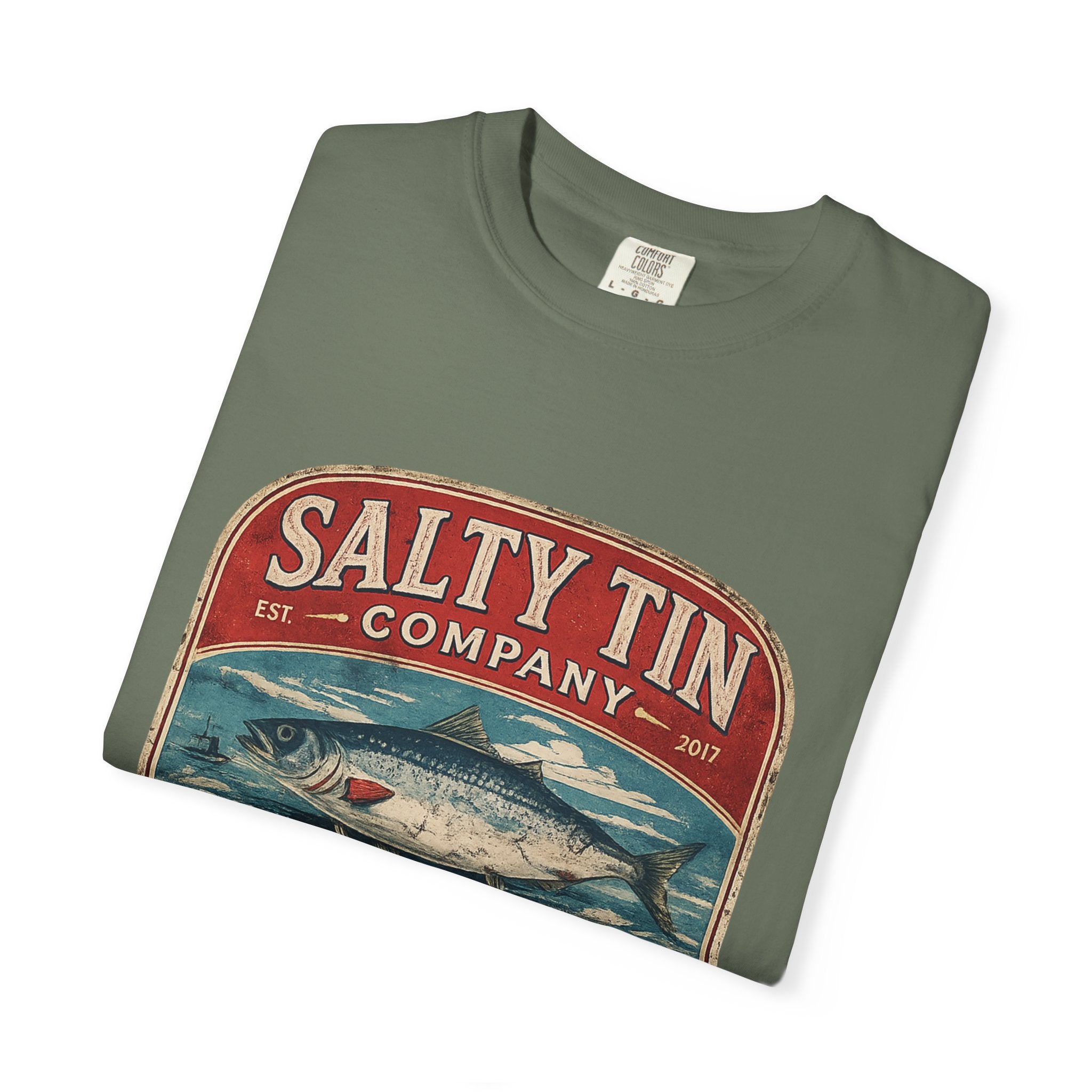 Vintage 'Salty Tin Company' Sardines T-Shirt - Creations by Chris and Carlos