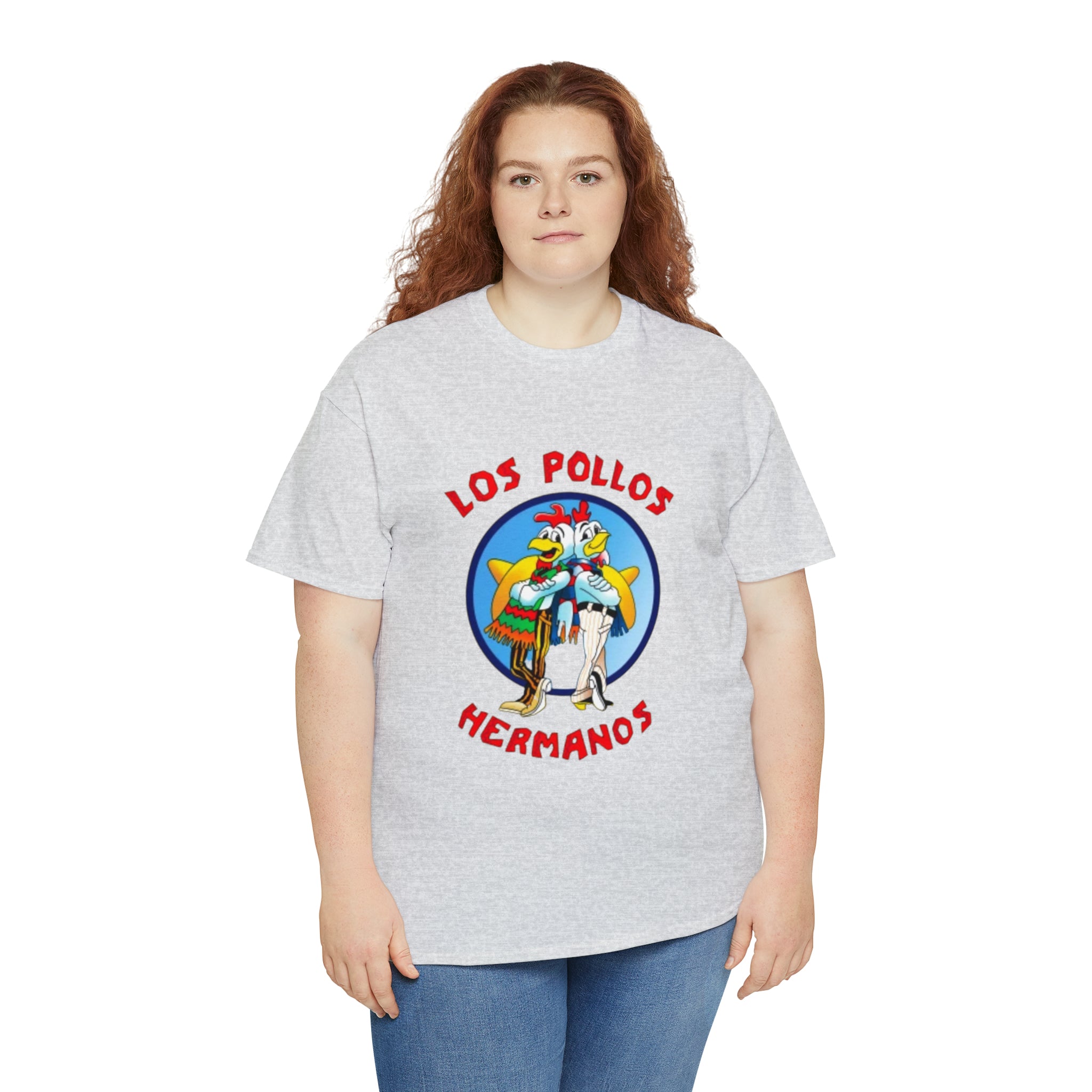 Pollos- Unisex Heavy Cotton T-Shirt - Creations by Chris and Carlos