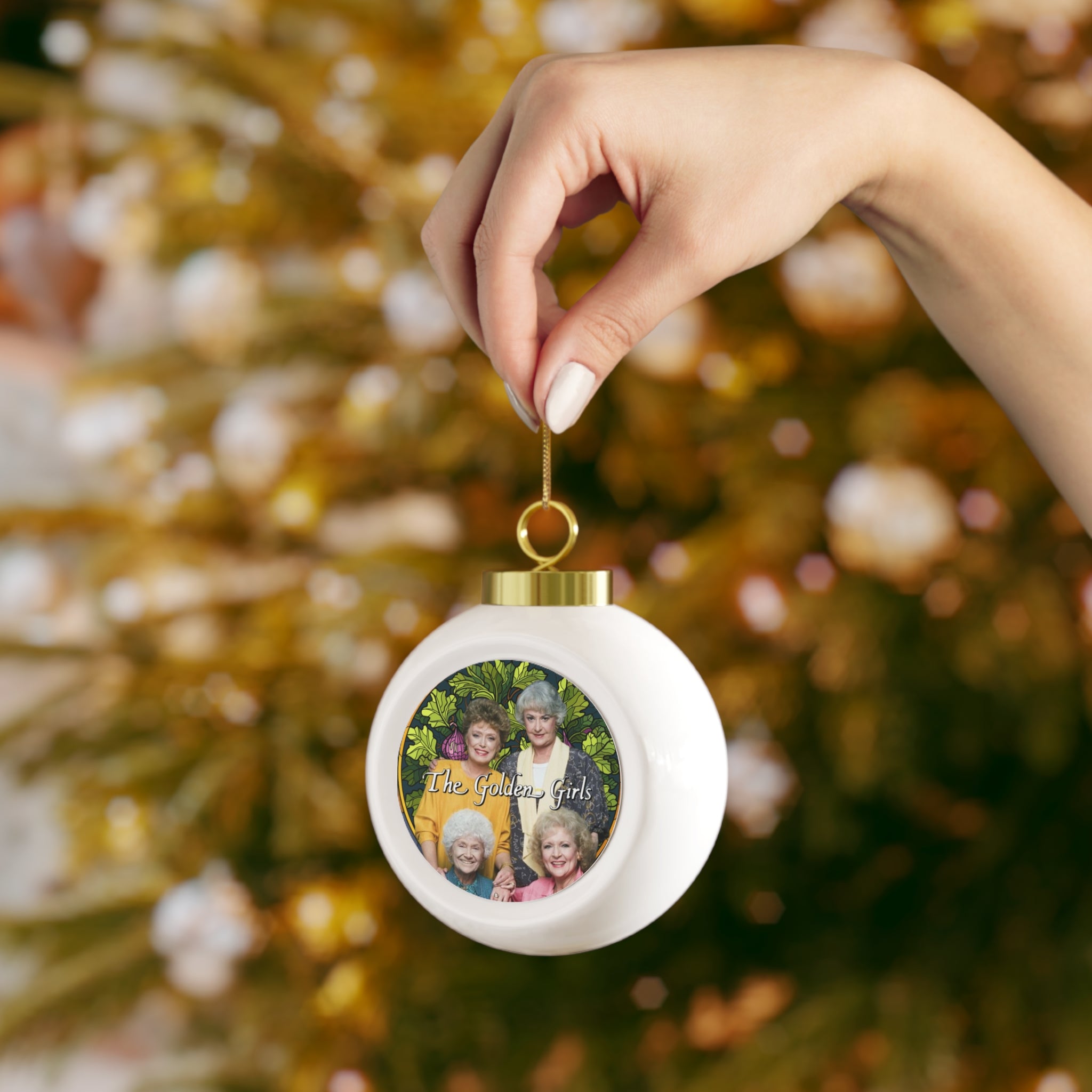 The Golden Girls- Christmas Ball Ornament - Creations by Chris and Carlos