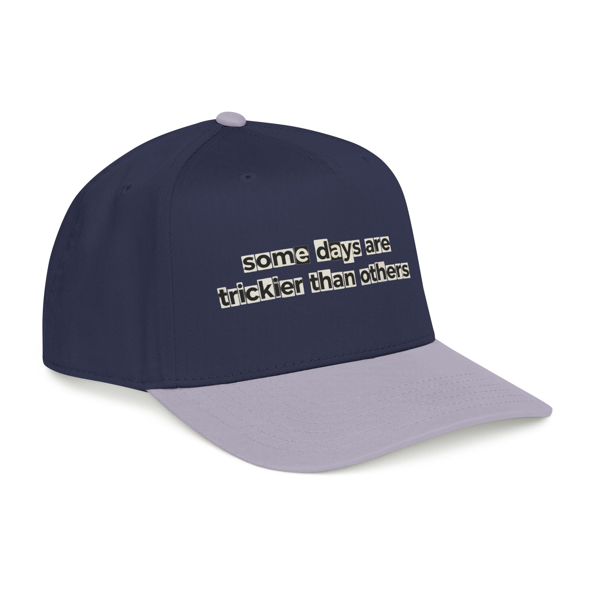 Baseball Cap — "Some Days Are Trickier Than Others" Patch - Creations by Chris and Carlos