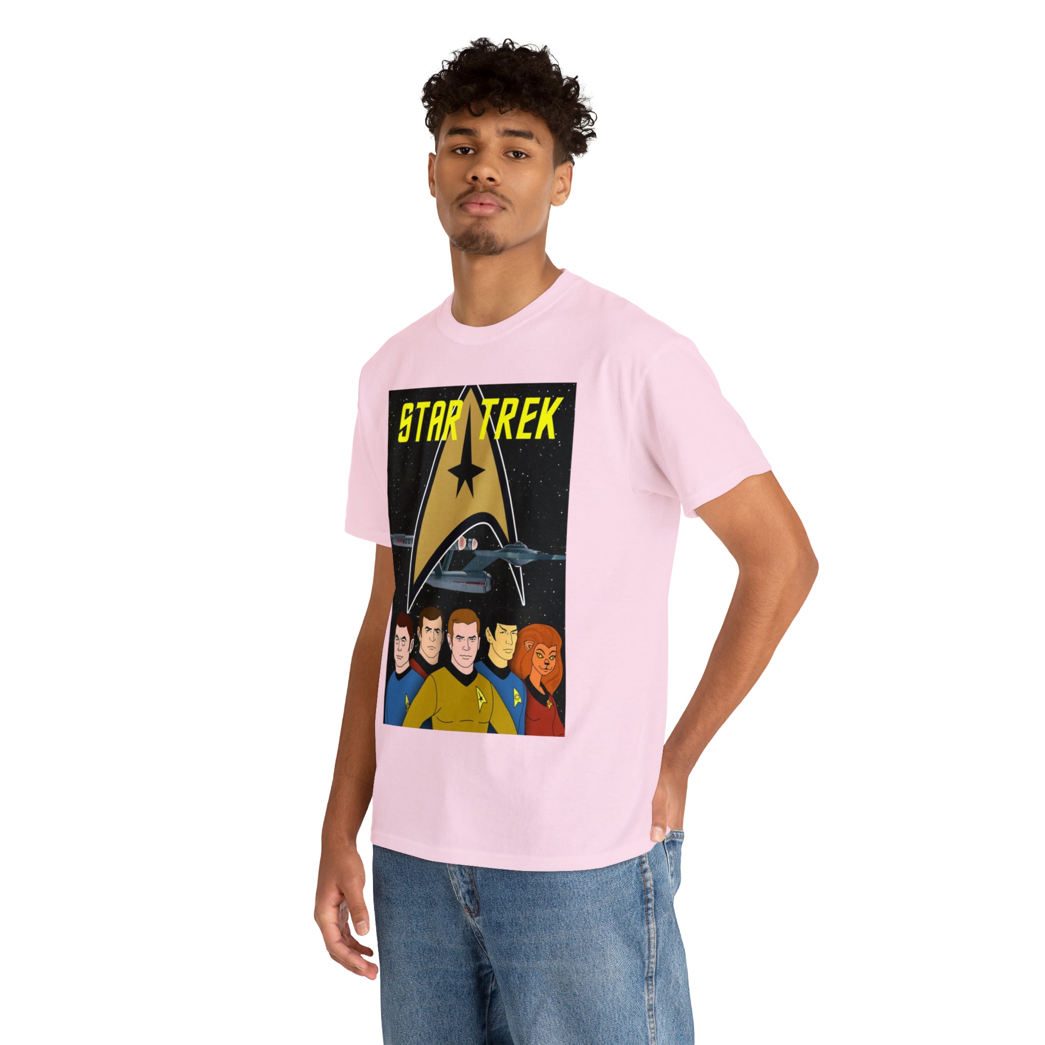 Star Trek Cartoon- Unisex Heavy Cotton T-Shirt - Creations by Chris and Carlos