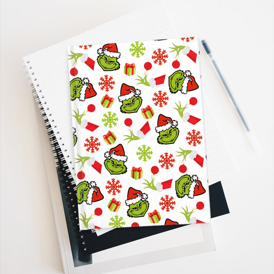 The Grinch Journal - Ruled Line - Creations by Chris and Carlos