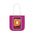 Tote Bag — Retro Pink 'Dunkin' D Logo' Canvas Tote - Creations by Chris and Carlos