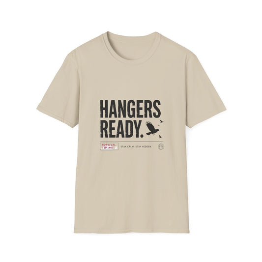 Hangers Ready T-Shirt – Casual Graphic Tee for Birdwatchers & Outdoor Fans - Creations by Chris and Carlos