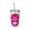Dunkin Donuts- Inspired DunKings Tumbler with Straw, 16oz