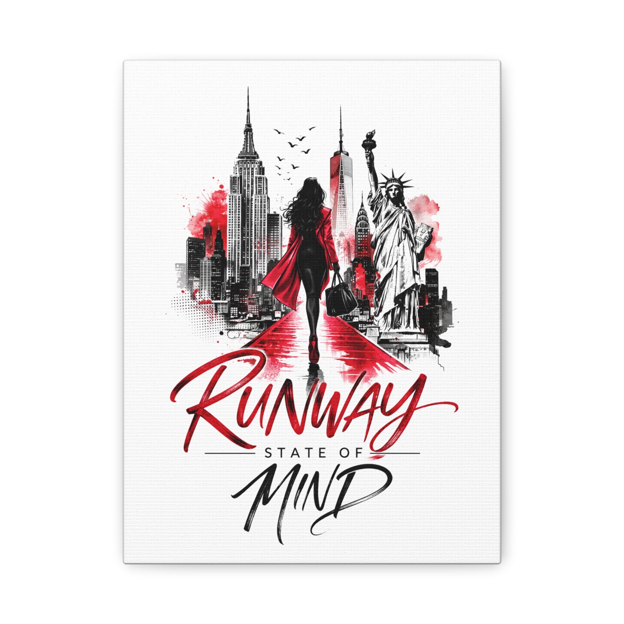 Runway State of Mind Canvas Wall Art — NYC Fashion Print - Creations by Chris and Carlos