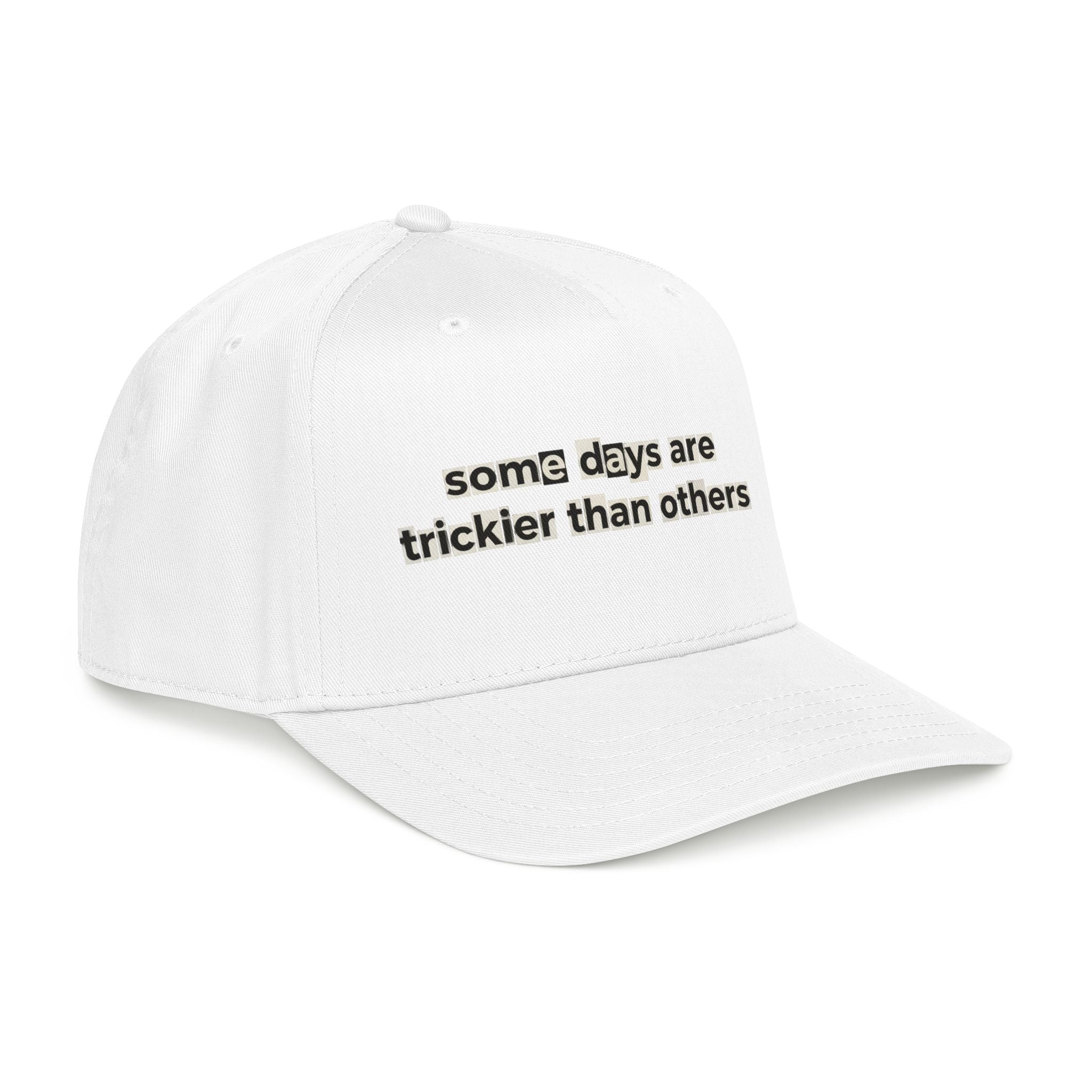 Baseball Cap — "Some Days Are Trickier Than Others" Patch - Creations by Chris and Carlos