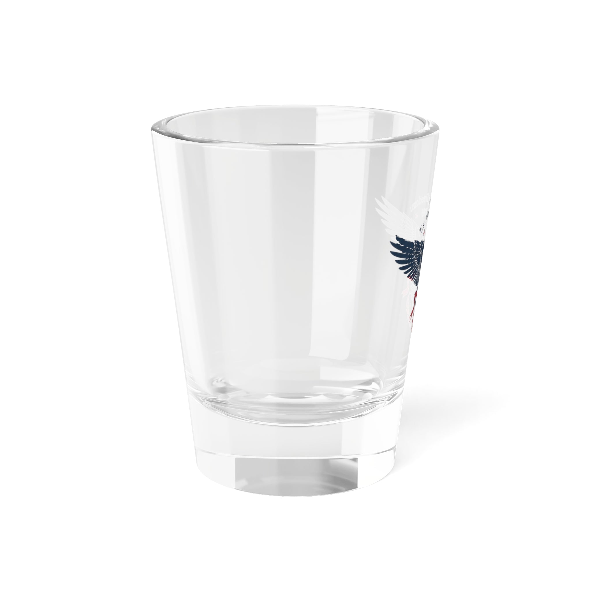 Patriotic Eagle Shot Glass — "Establishing Freedom" 1776–2026 Commemorative - Creations by Chris and Carlos
