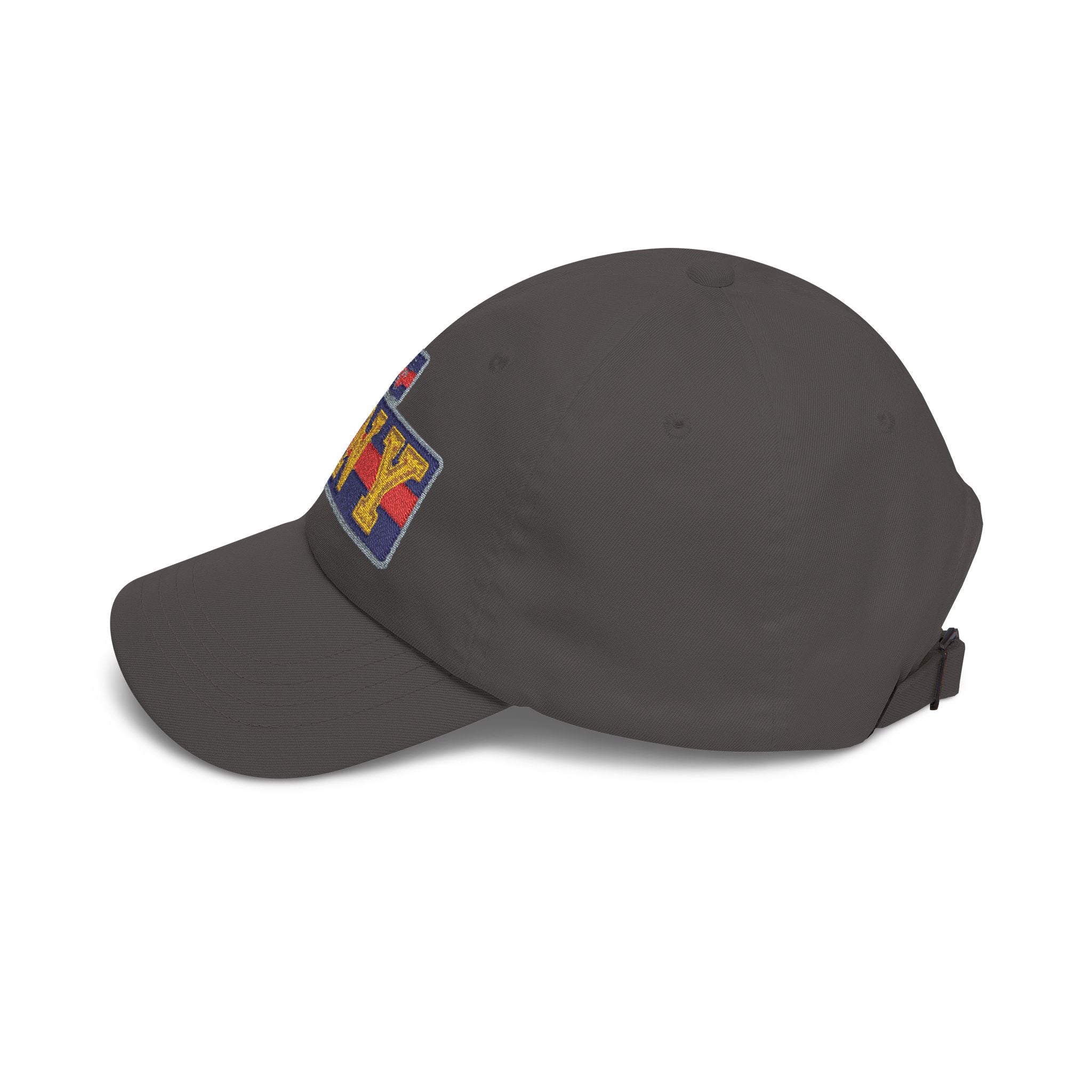 BNY Embroidered Dad Cap — Vintage Varsity Patch Baseball Hat - Creations by Chris and Carlos