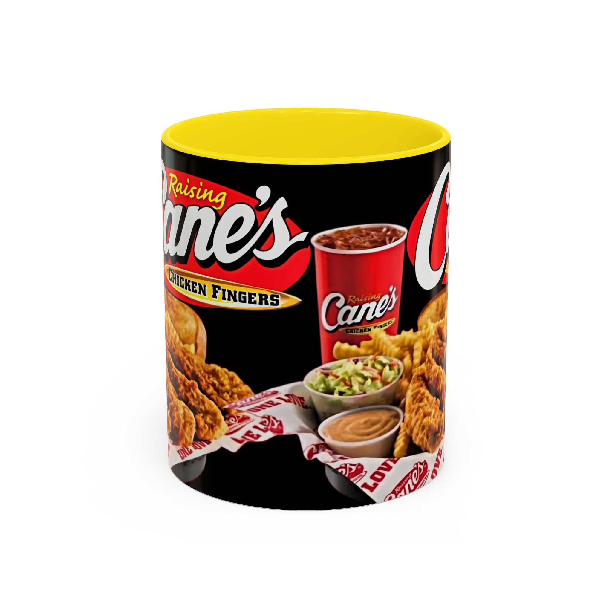 Raising Cane's Logo Coffee Mug – Chicken Fingers Fan Cup (11/15oz) - Creations by Chris and Carlos