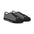 Men's Low Top Sneakers — Black Floral Pattern Casual Canvas Shoes
