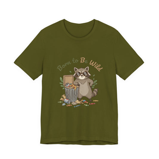 Trash Panda Raccoon Doodle Tee | goofy critter, possum art - Creations by Chris and Carlos