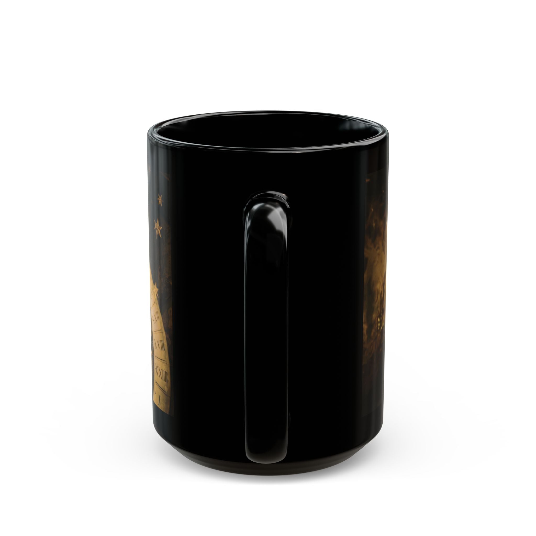Astrology Spiral Black Mug — Zodiac Wheel Coffee Cup (11oz/15oz) - Creations by Chris and Carlos