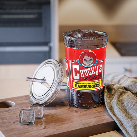 Chucky's Hamburgers- Suave Acrylic Cup - Creations by Chris and Carlos